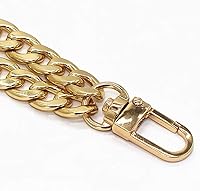 Vista 2 de Model Worker Cadena plana de hierro de 8 pulgadas – Cadena plana de hierro DIY Cadena de bolso Cadenas Accesorios Correas de monedero Correa