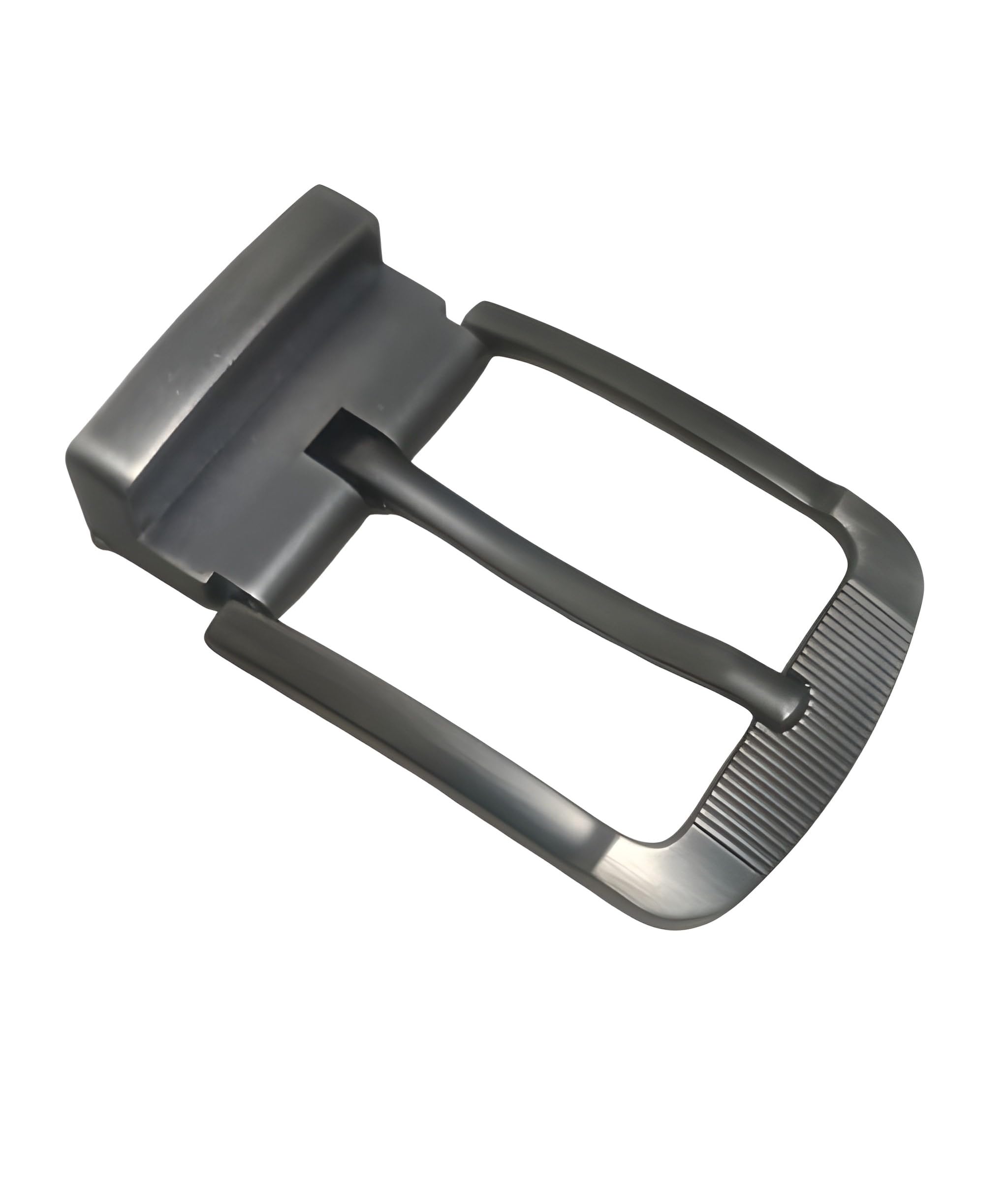 Men's Classic Metal Reversible Belt Buckle, 40 mm width, Style, Silver, Formal Casual Everyday wear