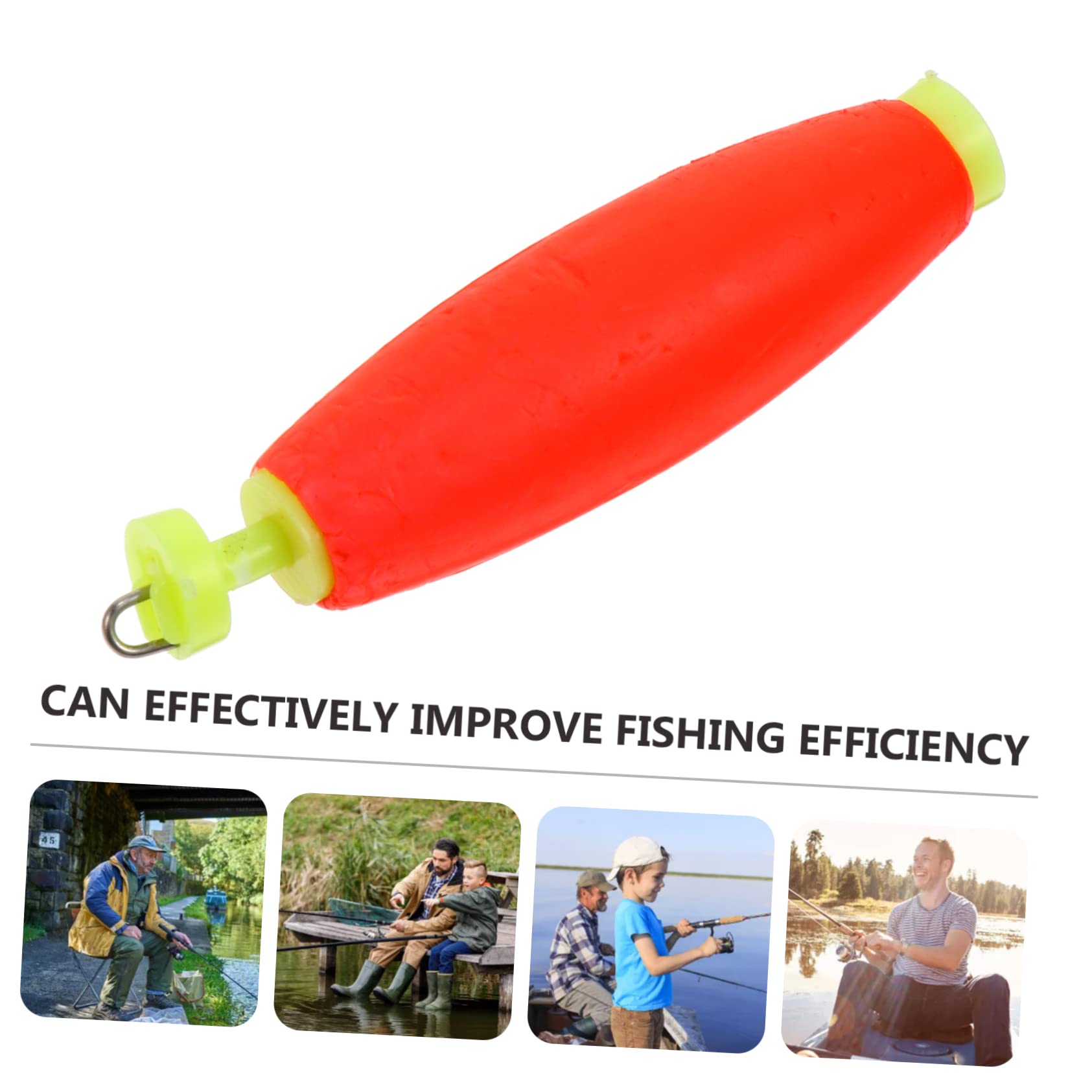 INOOMP 5 Set Di Piombini Galleggianti Per Carpe Con Code Brillanti E Alta Densità Per Una Facile Identificazione E Una Pesca Efficiente 10 Pezzi * 5