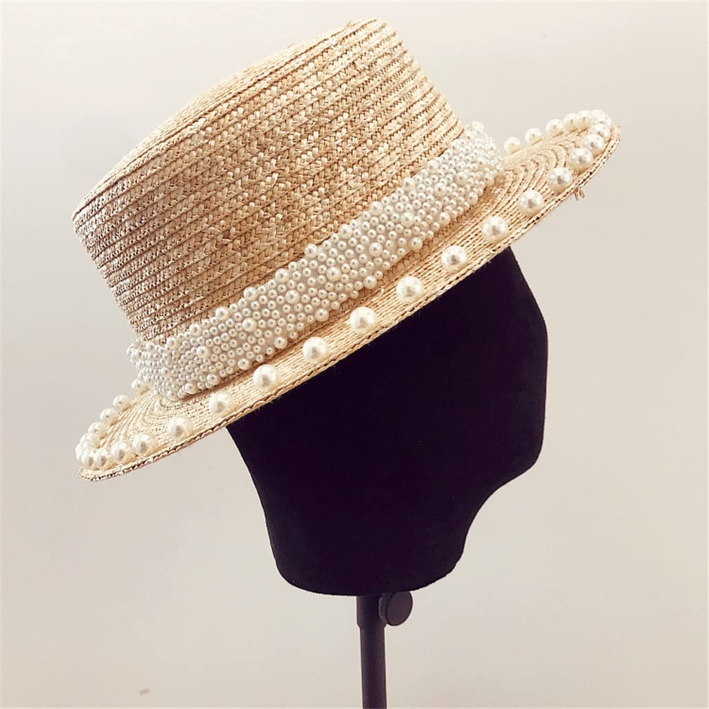 Chapeau Panama paille fedora femme capeline fait main accessoire de mode jazz