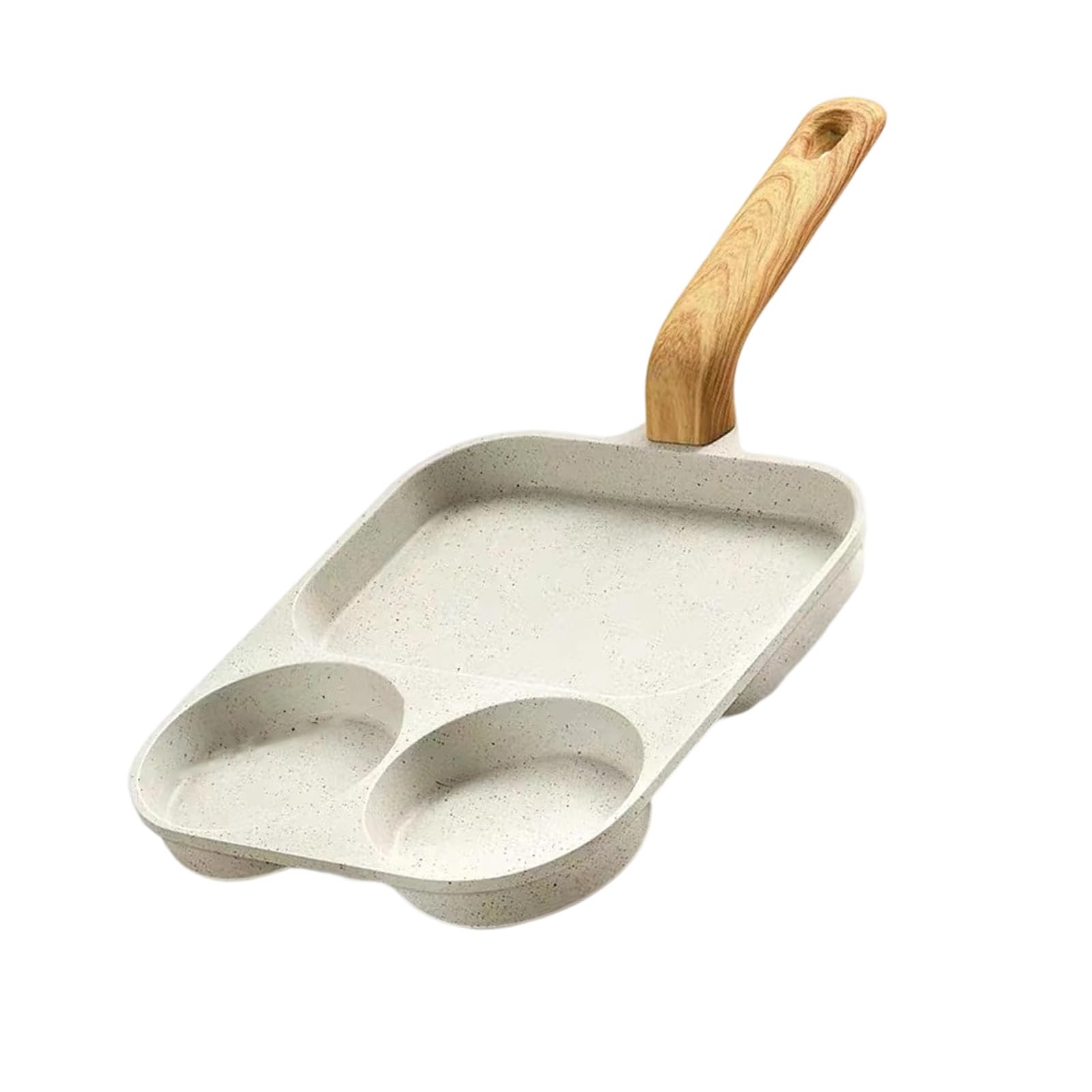 APGLSXY Multifunctional Breakfast Eggs Frying Pan with Even Heat Distribution and Handle for Busy Families Sectional