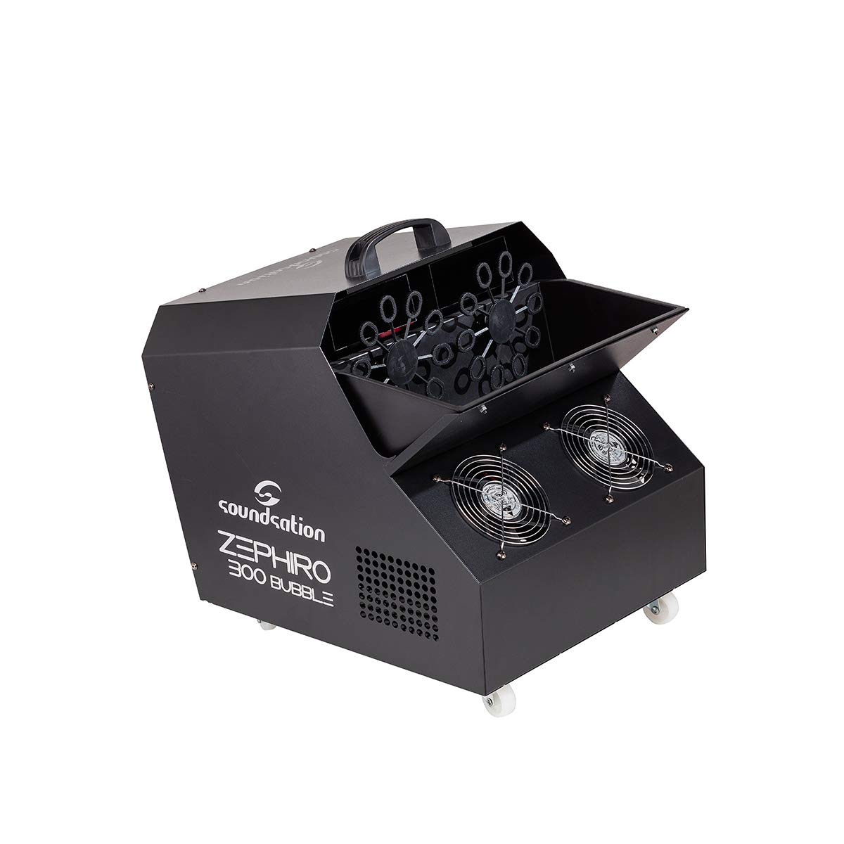 SOUNDSATION ZEPHIRO 300 BUBBLE - Macchina Professionale Per Bolle A Doppia Ruota Con Radiocomando
