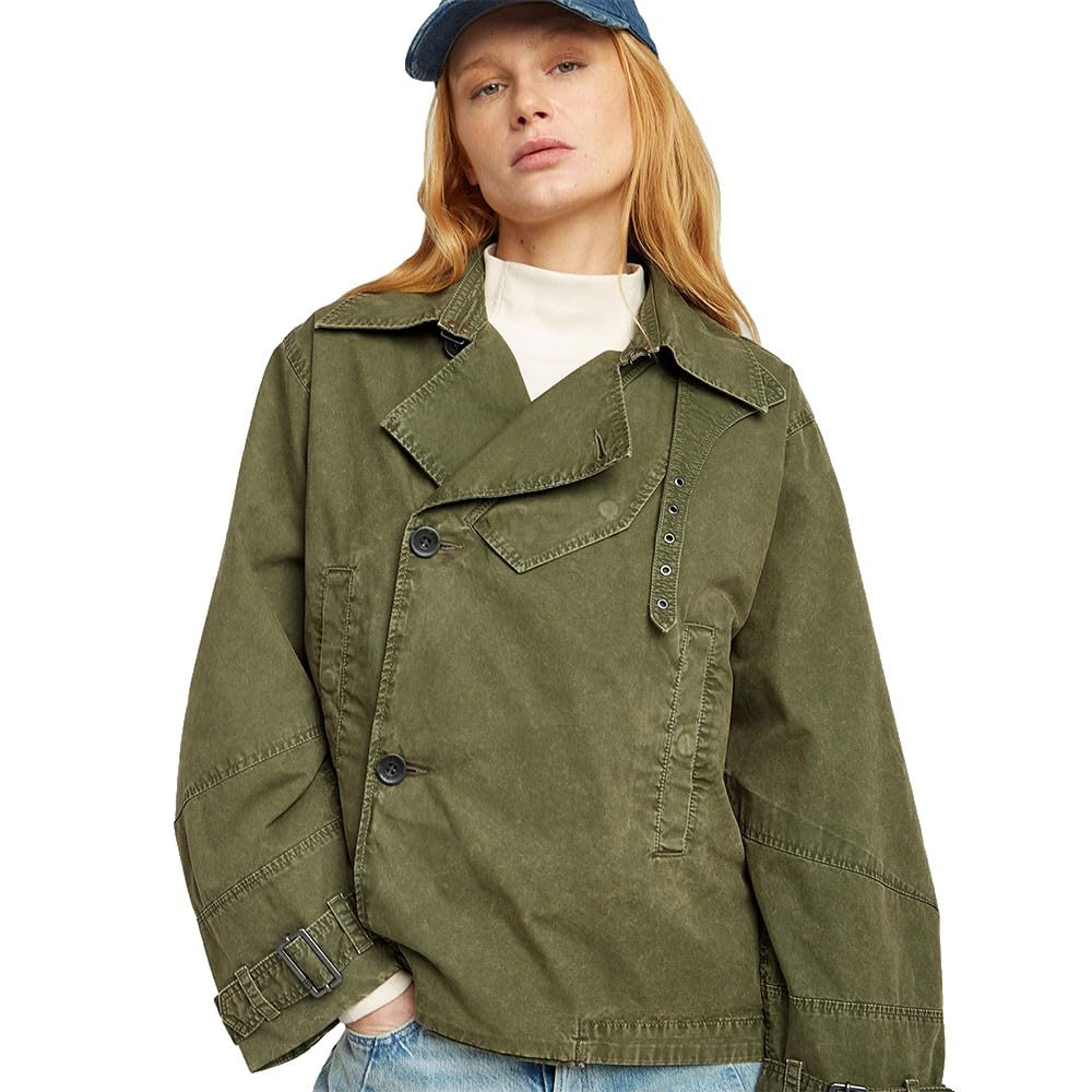 G-STAR RAW Kurtka Kobiety Oversized Short Trench Coat Wmn