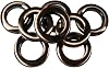 1 38, 8 Sets #10 Plastic Grommet, Brushed Antique Copper