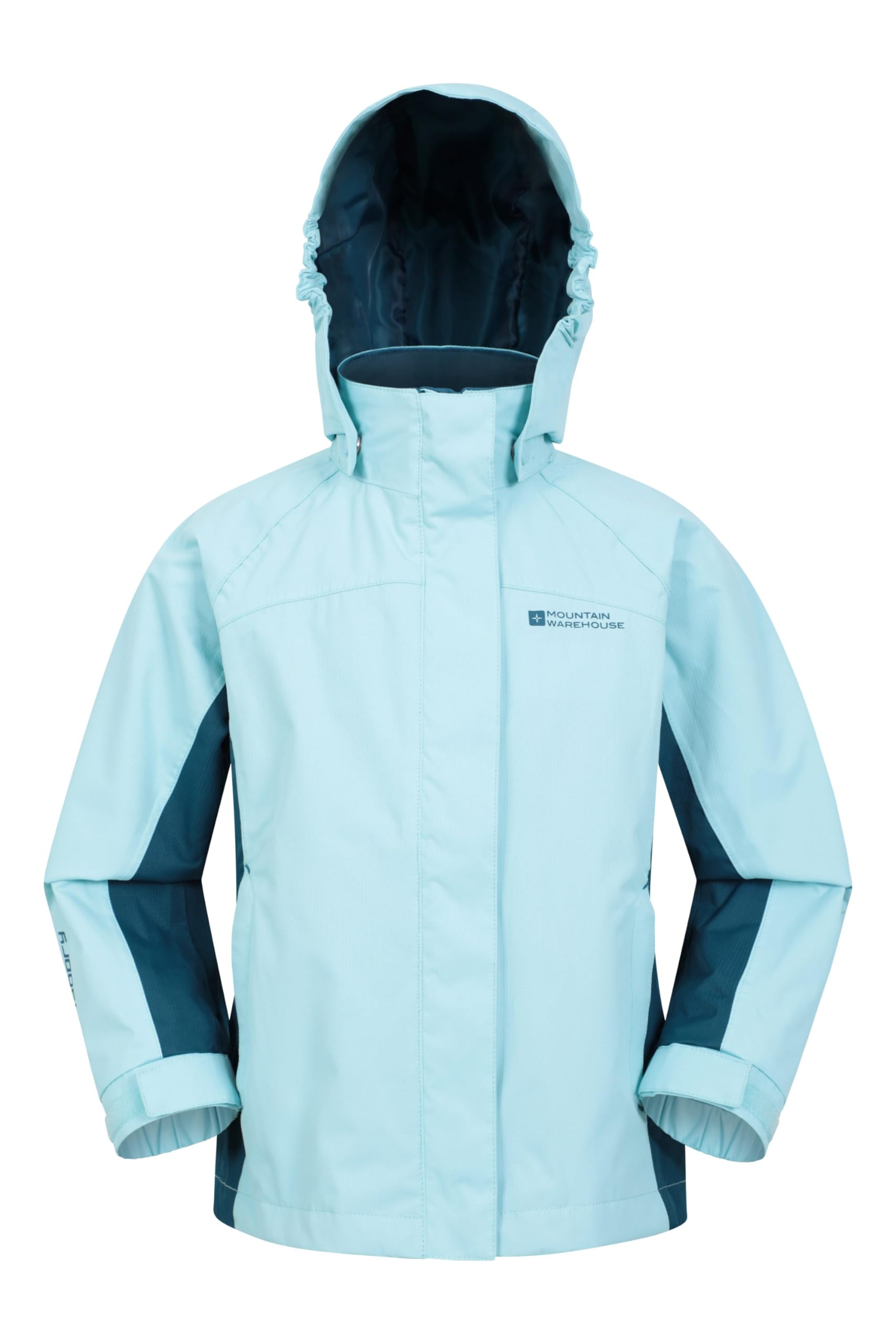 Mountain Warehouse Veste Enfants Shelly II - Manteau imperméable, Coutures étanches, Poignets Ajustables, Poches, garçons et Filles - Printemps été