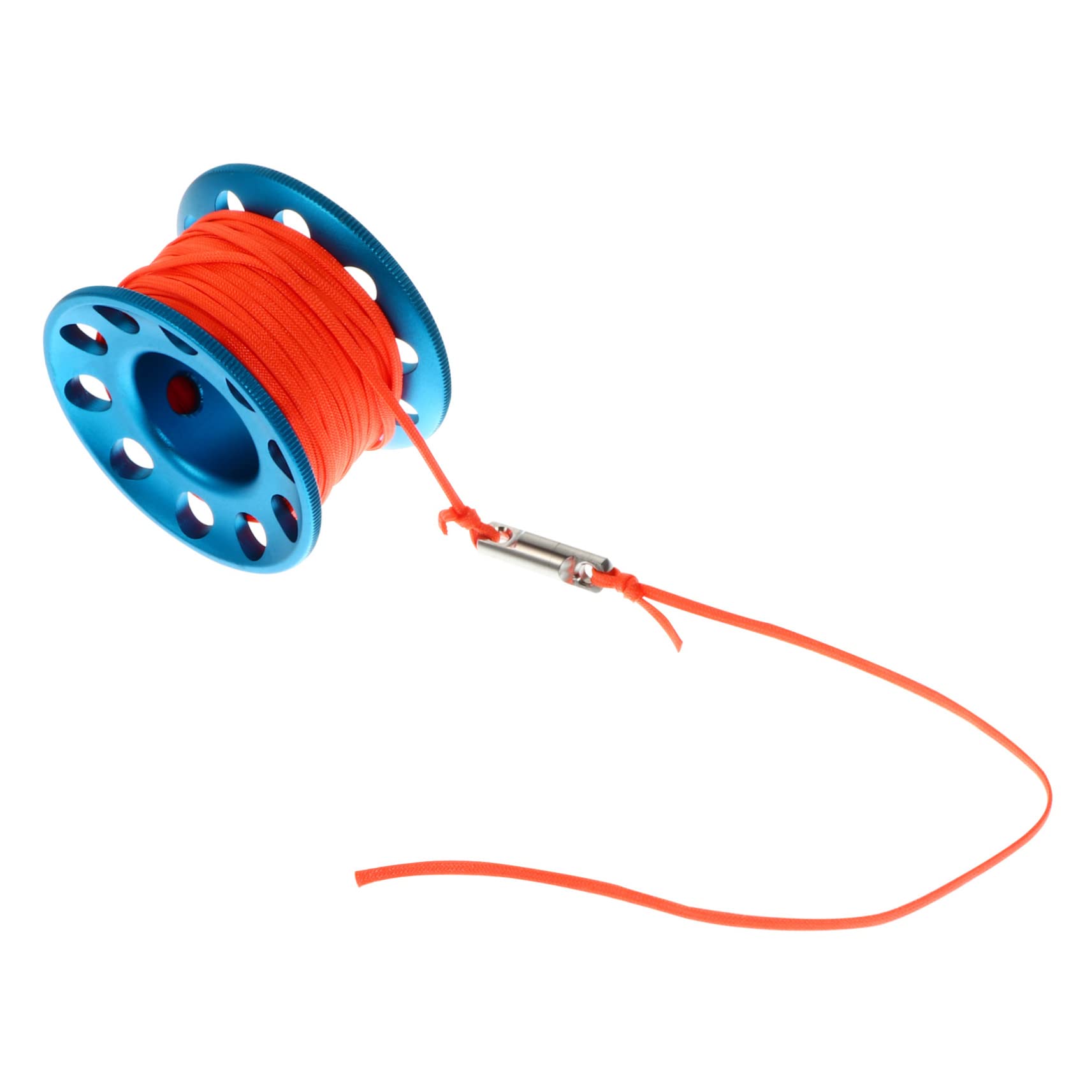 POPETPOP Aluminum Alloy Dive Reel Buoy Blue Diving Equipment Spool for Scuba Accessories Snorkeling Cave Diving Line Reel