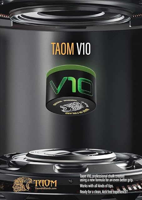 ROSETTA SPORTS PRESENTS LATEST TAOM V10 SNOOKER POOL CHALK, NEW GREEN,MADE IN FINLAND IN STOCK