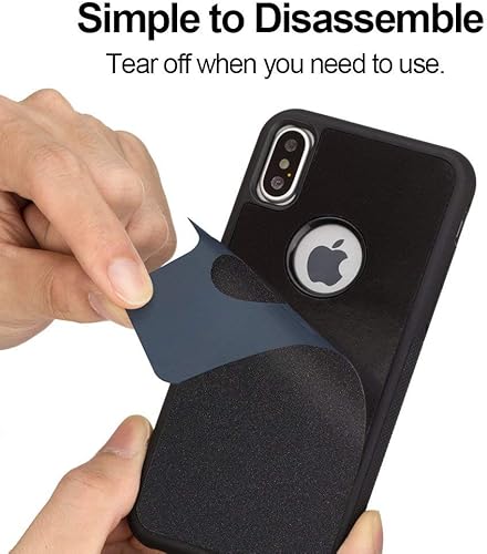 Miniatura 5 de Funda antigravedad para iPhone 15, funda antigravedad negra con succión adhesiva para selfie para iPhone 15 Magic Nano Stick en superficie plana