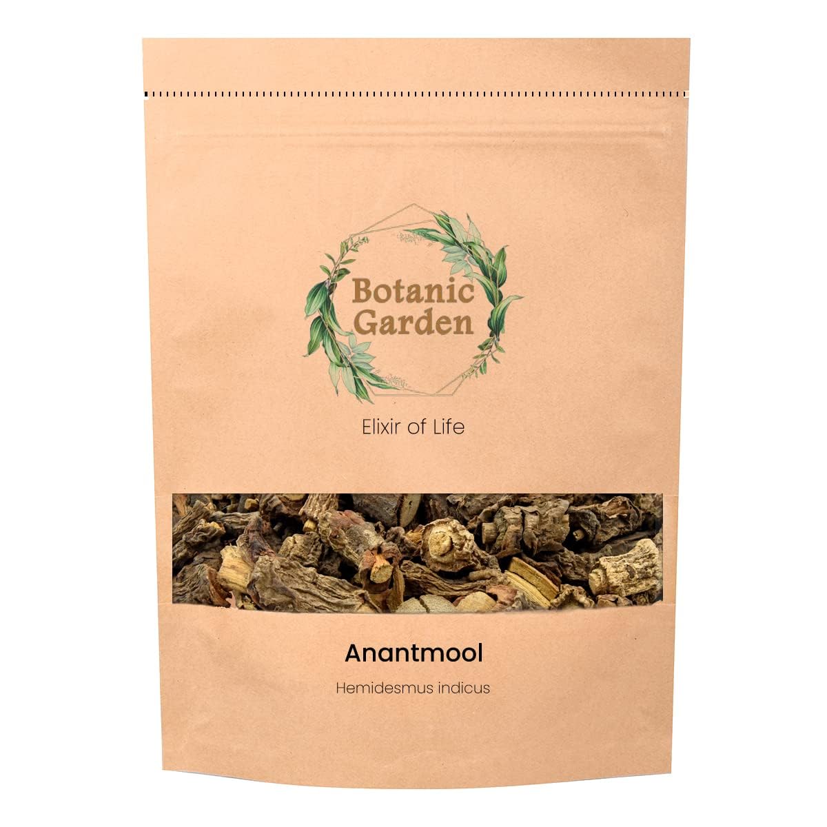 Erba di radice di Sarsaparilla cruda | Anantmool | Sariva bianca o Sarsaparilla indiana | Hemidesmus indicus Root Herb – 100gram
