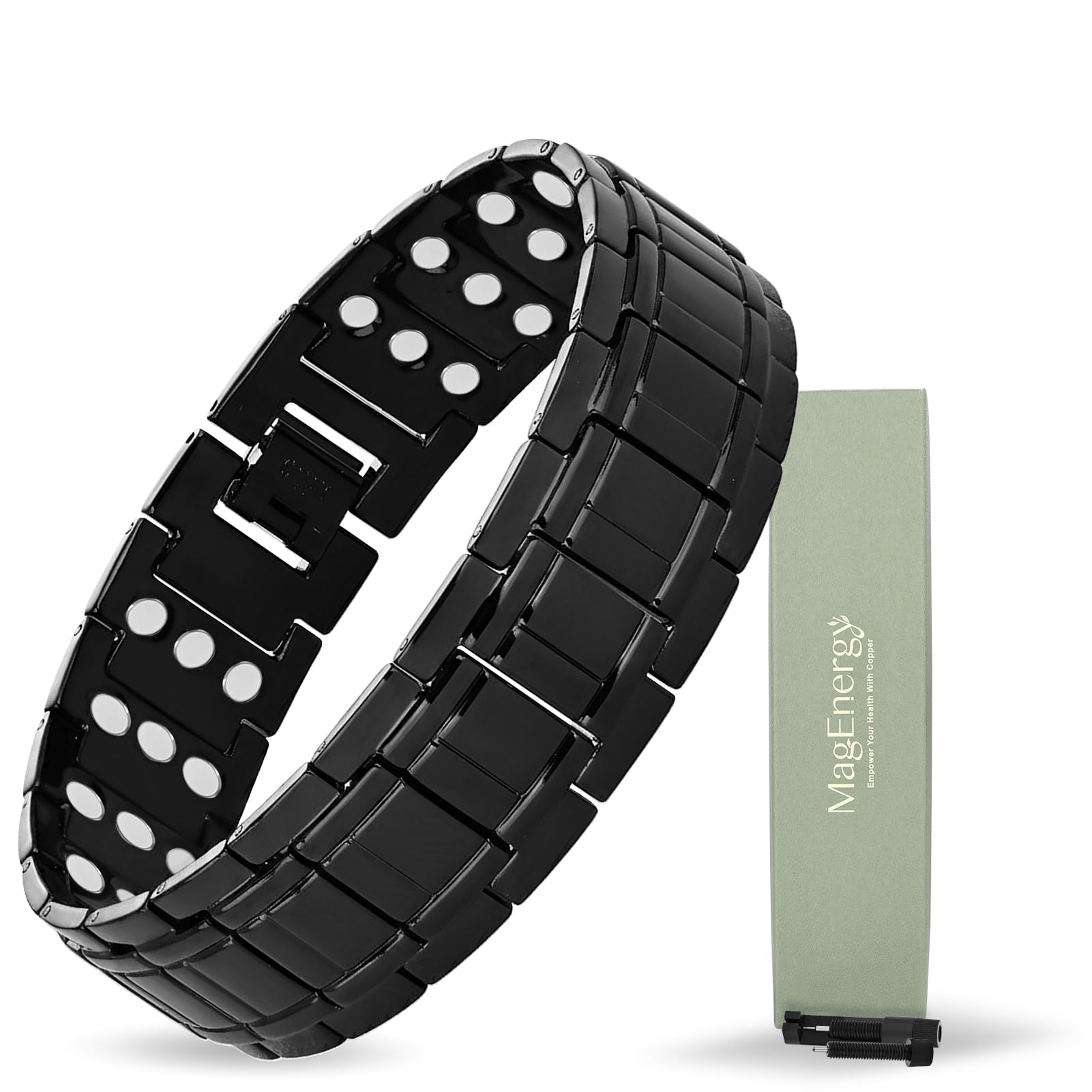MagEnergy Copper Bracelet for Men-3X Copper Magnetic Bracelets