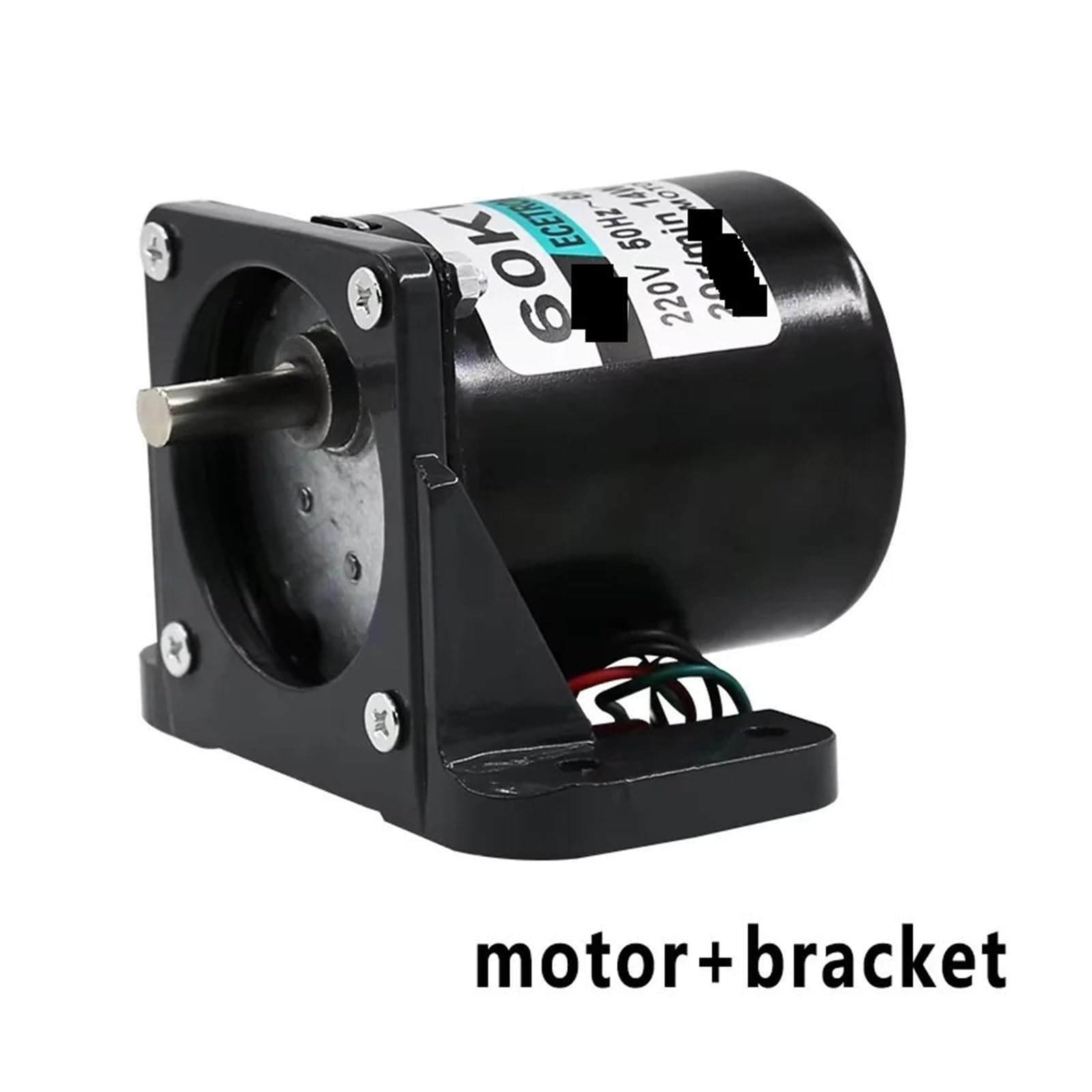 Motore sincrono 220 V 14 W 2,5 rpm-80 rpm AC 60KTYZ asse eccentrico con supporto ingranaggio a magnete permanente CW CCW (220 V 20 rpm)