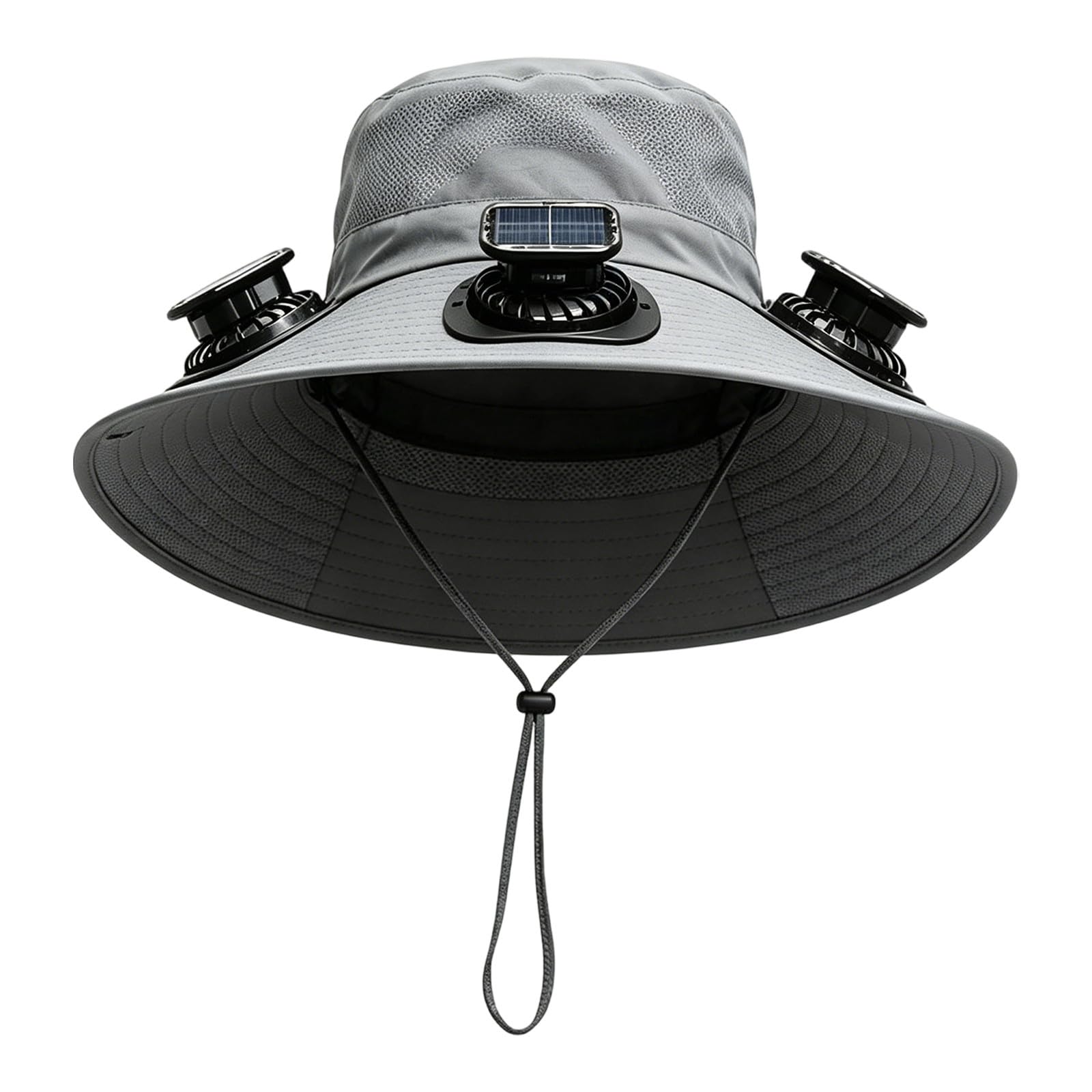 Cappello con Ventilatore 3 in 1 a Mani Libere per Uomo e Donna | Cappello con 3 Ventilatori Solari, Protezione Solare Hat, Ricaricabile Cappelli, Raffreddamento Hat, per Attività All'aperto