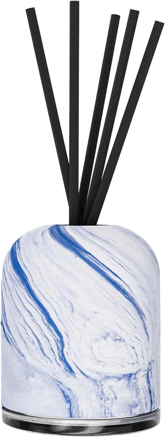 Hidden Label Lava Fragrances Reed Diffuser,5 fl oz/150ml Mango Guva Scent’ Set,Home Fragrance Essential Oil Reed Diffuser for Bathroom Shelf Decor, Large Room