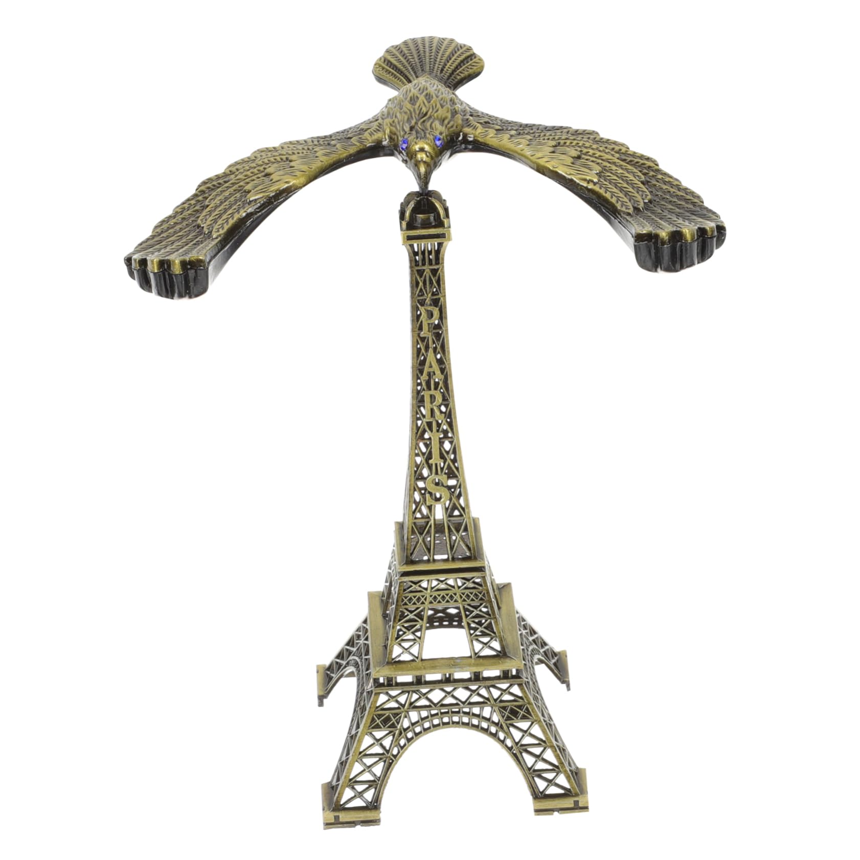 Ciieeo Balancing Eagle Toy - Metal Eiffel Tower Balance Bird Centerpiece Table Decoration Swinging Sticks Office Model Porch Alloy