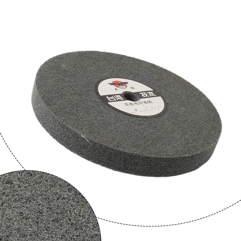 YFUK 1 stück 200x25x16mm Faser Polieren Nylon Rad Polieren Schleifen Pad Entgraten Schleif Scheibe 7P Grau