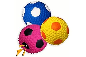 Soft Squeaky Dog Balls for Small to Medium Breed Dogs