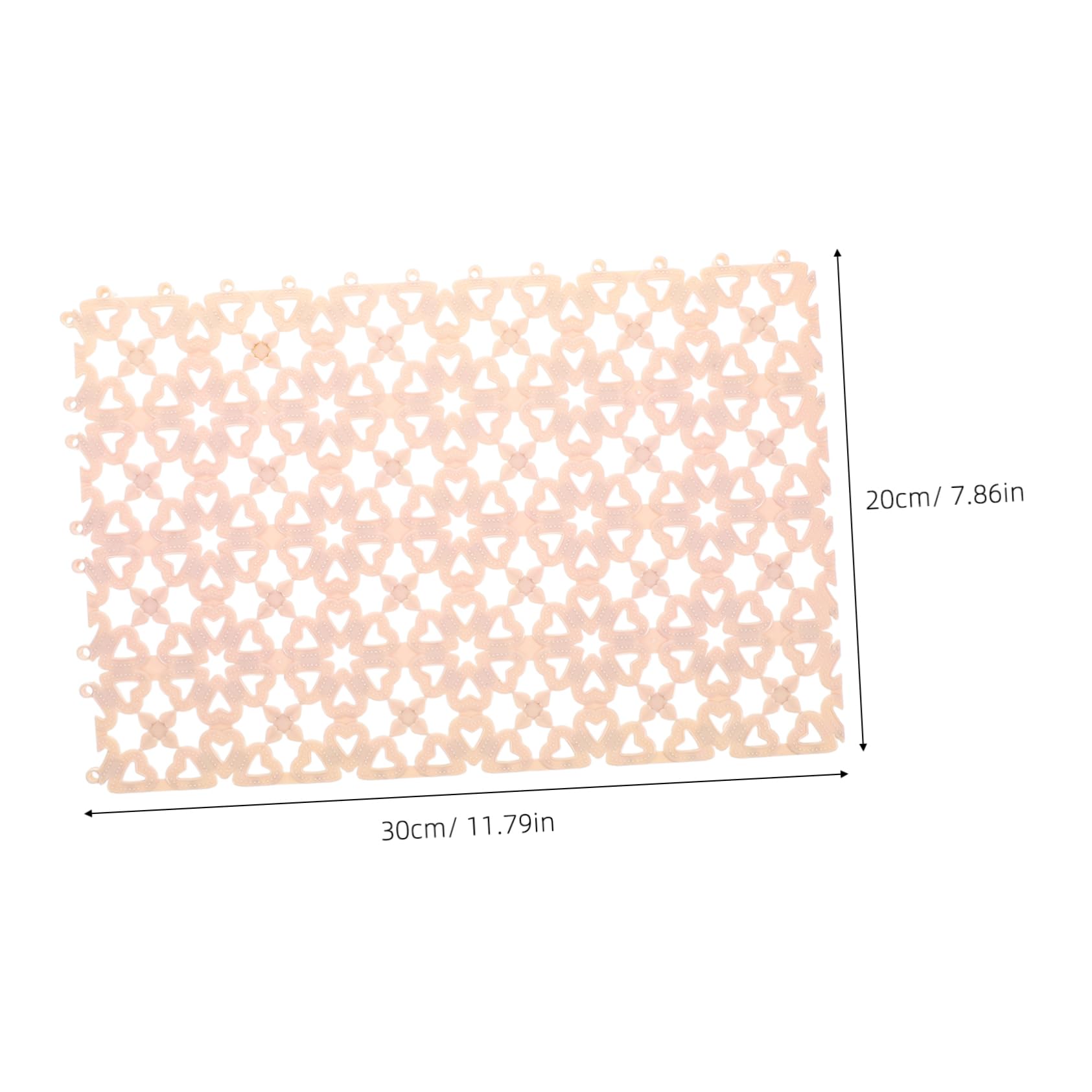 Sosoport Kaninchenkäfigboden aus PVC Bodenmatte für Haustiere mit Loch Einfache Montage für Kaninchen und Hundekäfige 10 Stück-Pack