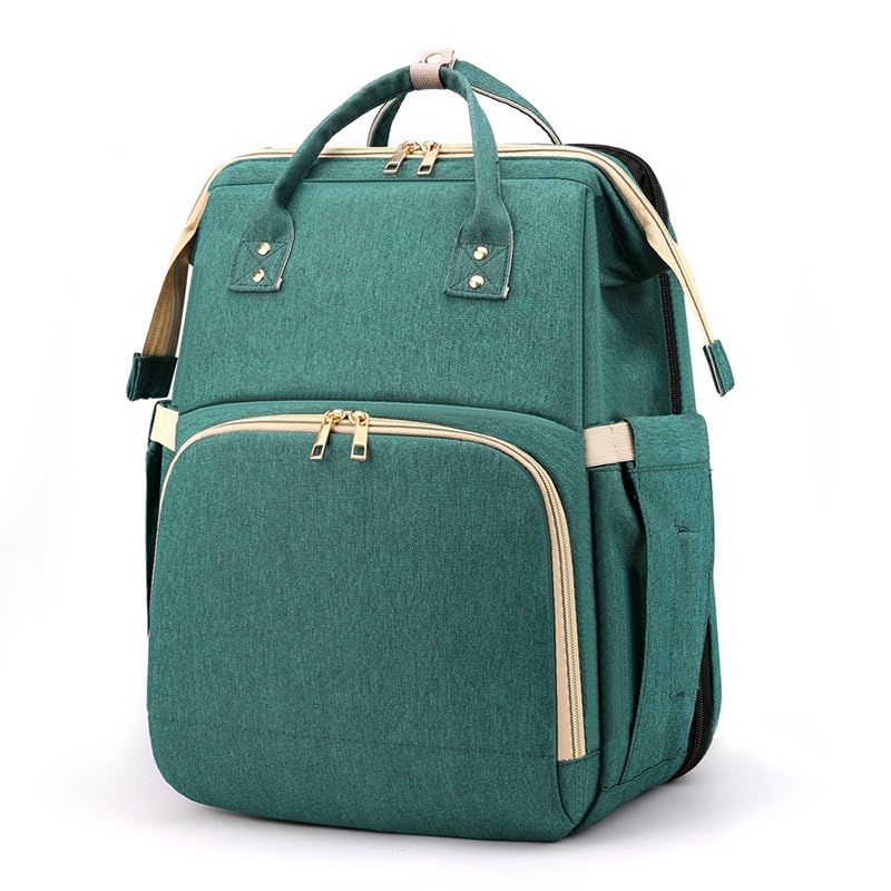 HomeCloud Diaper Bag | Standard Backpack | Foldable Mummy Bag with Bassinet, Folding Crib, Travel, Foldable 900D, Infant Sleeper Nest for Girls-image-42