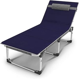 HZH Espreguiçadeira Espreguiçadeira de jardim Espreguiçadeira prática dobrável Espreguiçadeira Relax Ajustável e facilmente dobrável