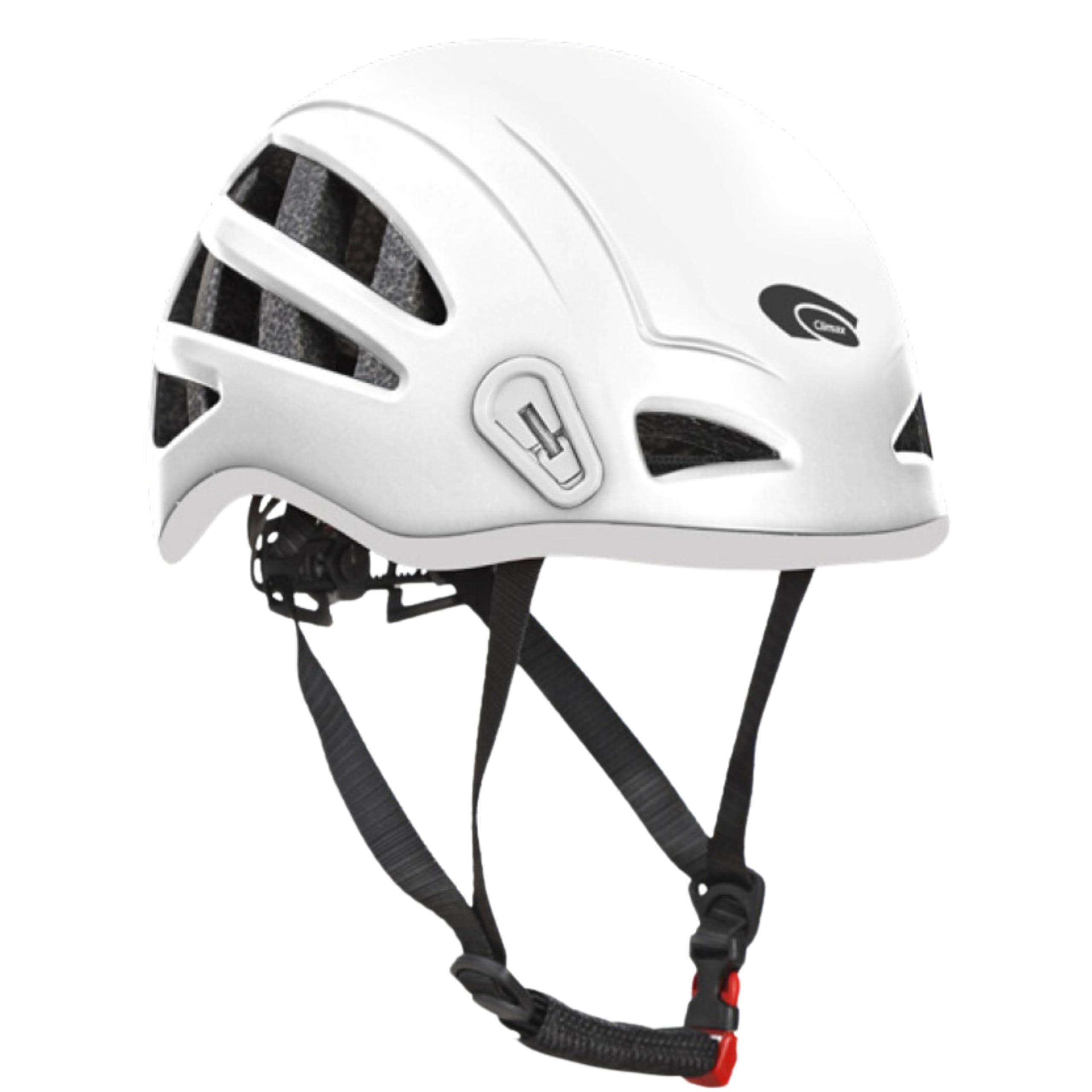 Climax MAKALU91 - Casco de Seguridad Blanco para Industria y Montañismo - EN397 / EN12492-53-62 Ajustable - Ventilado