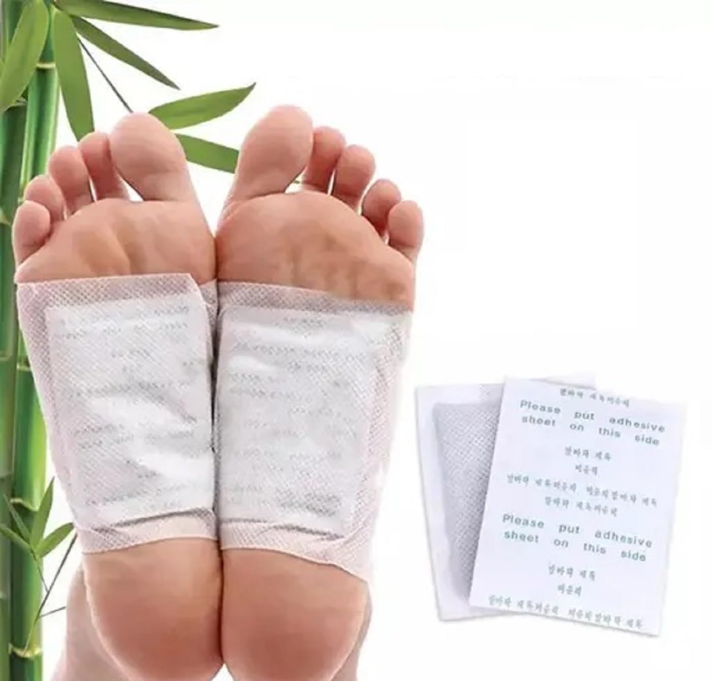 Bamboo Charcoal Foot Patches for Night-Time Foot Care, Self-Adhesive Foot Pads for Men & Women, Easy Overnight Application, Comfortable Personal Care Patches, Pack of 10-image-7