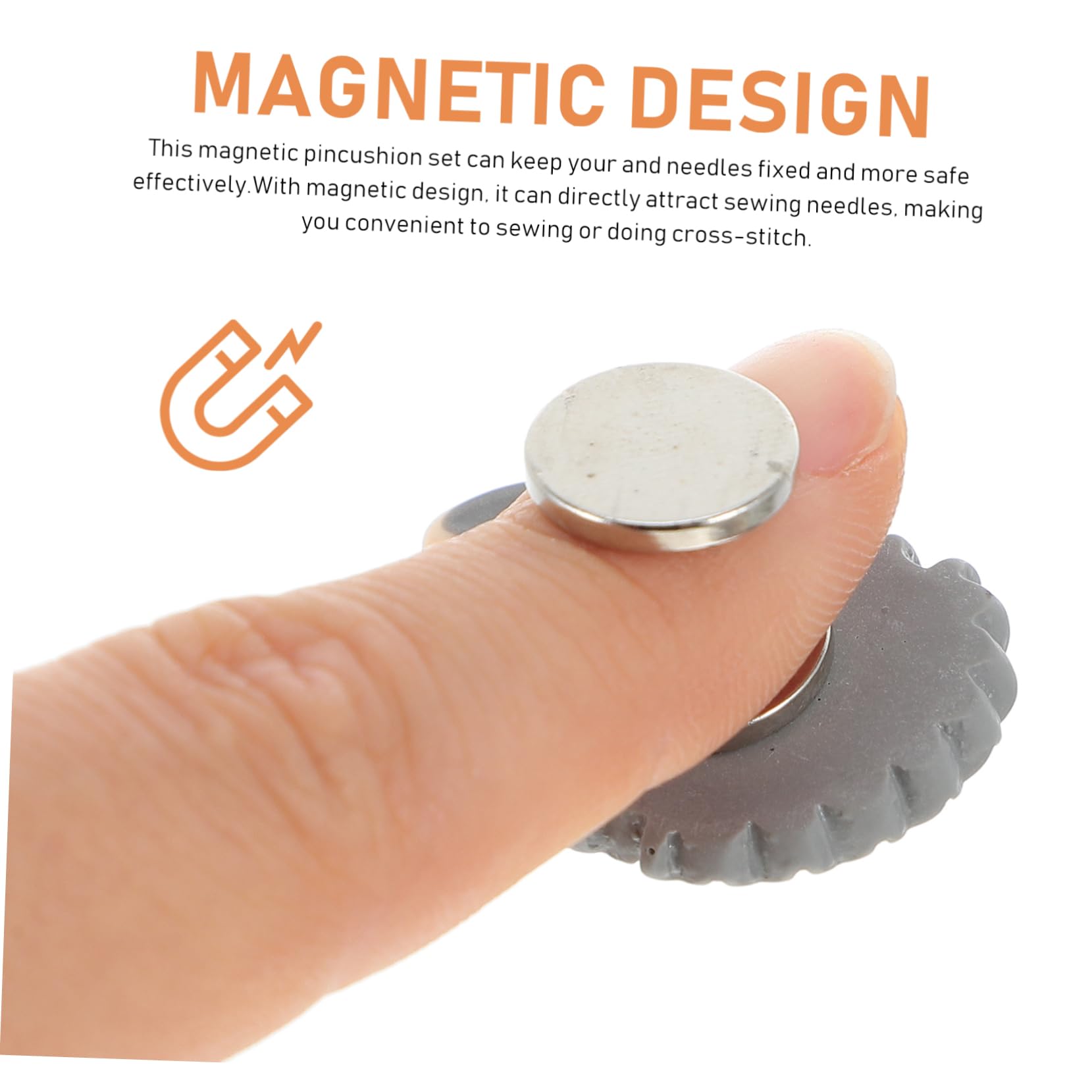 NUOBESTY 25stücke Magnetischer Nadelhalter Im Igel-Design Stickzubehör Für Kreuzstich Und Näharbeiten Schützt Vor Verletzungen Und Bietet Sicheren Halt Für Nadeln Farben Erhältlich