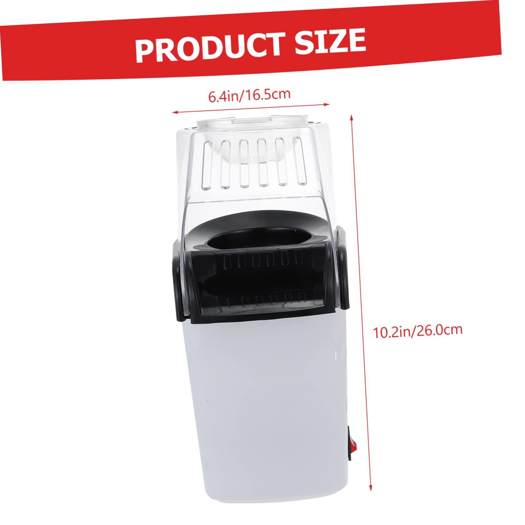 DECHOUS Small Popcorn Machine Home Popcorn Maker Dash Popper High Pressure Easy Operation