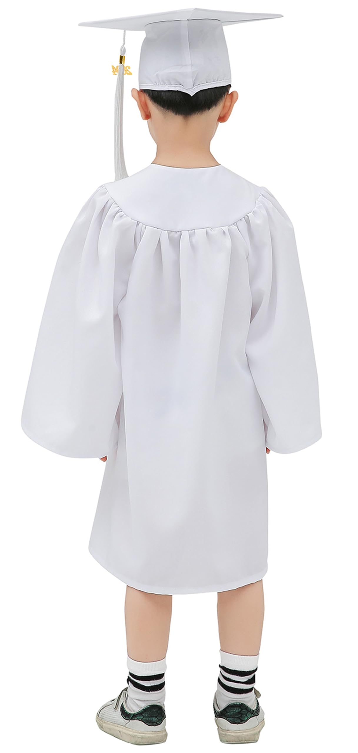 Kindergarten Abschlussstola Class Of 2025 | 127 Cm Lang | Glänzender Satin-Polyester | Mit Aufdruck & Spitze | Für Jungen & Mädchen