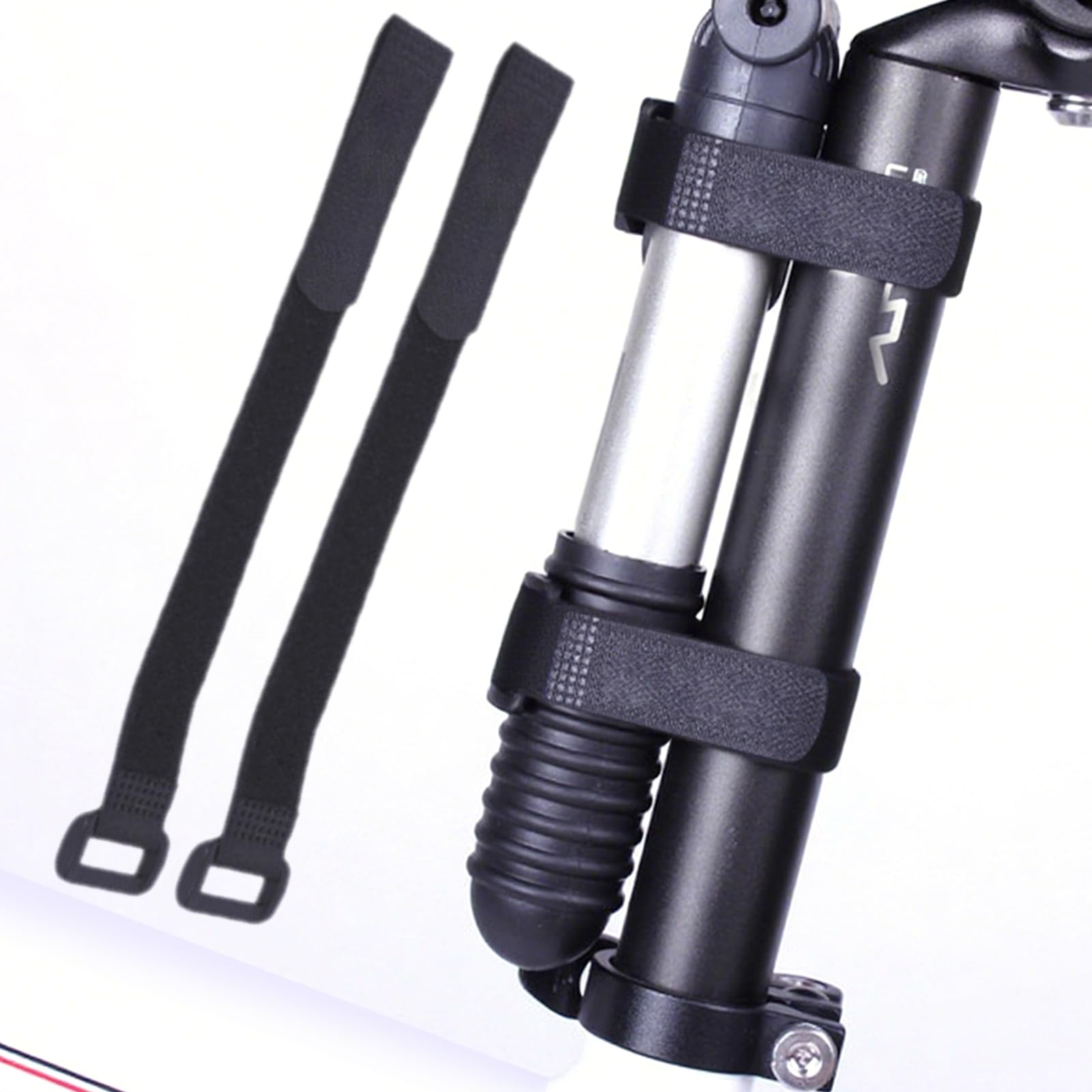 RLMVGBX Bicycle Tie Strap, 5Pcs/Set Bike Cable Ties Bike Pump Belt Riding Adjustable Nylon Handlebar Tie Straps