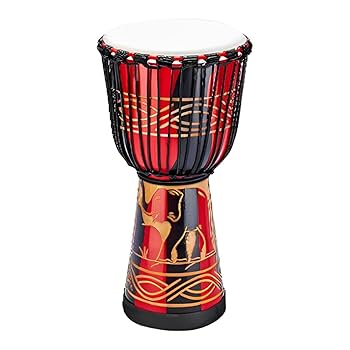 Amazon | heizi ジャンベ 大 8インチ 楽器 太鼓 民族楽器 ハンド