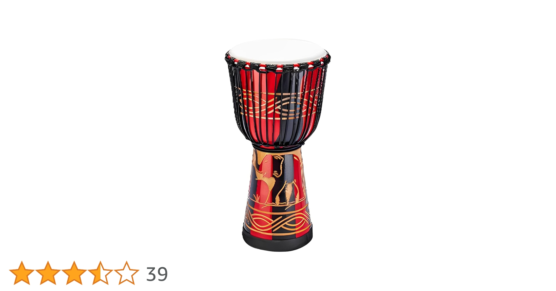 Amazon | heizi ジャンベ 大 8インチ 楽器 太鼓 民族楽器 ハンドドラム