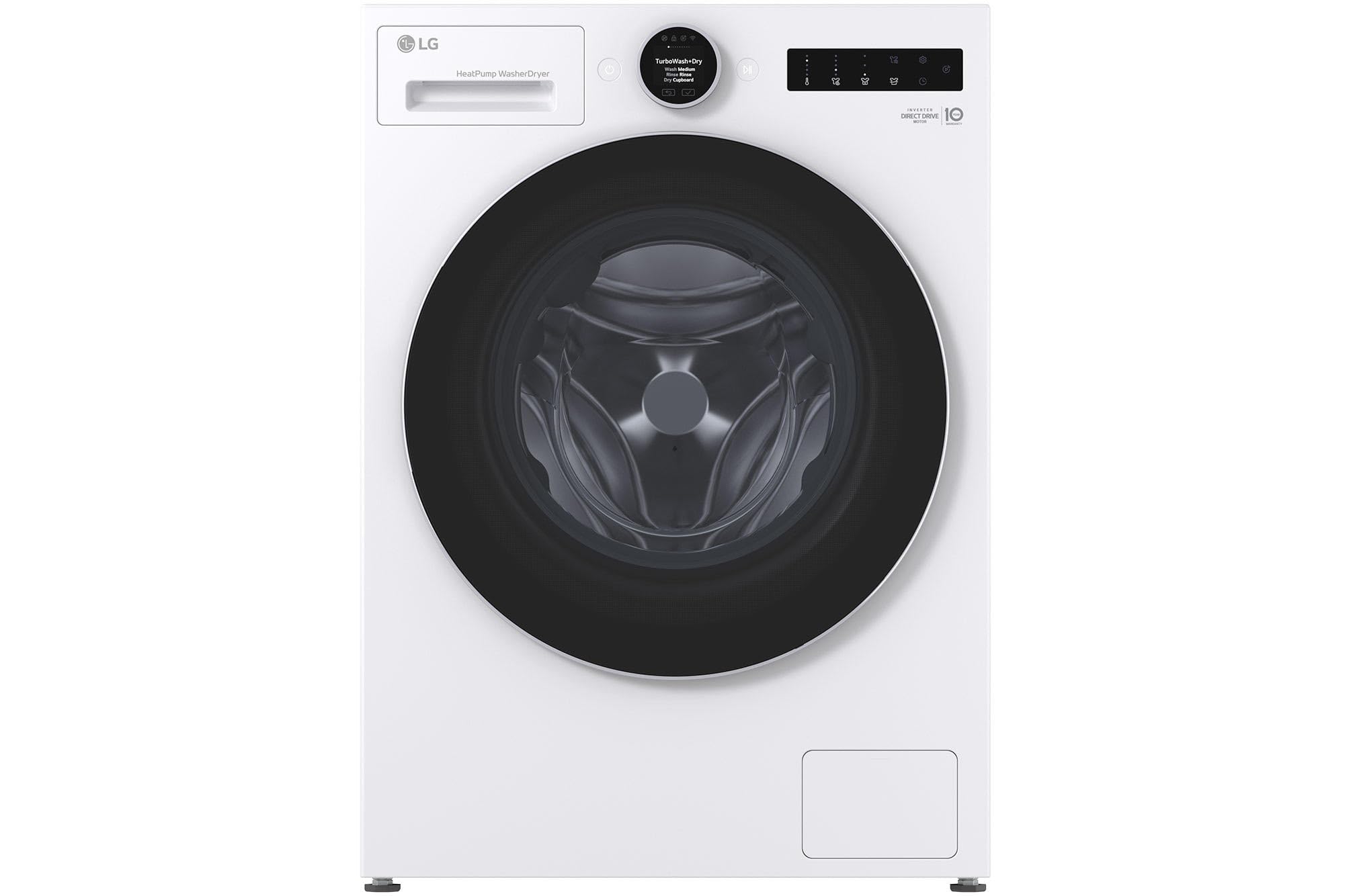 LG W4X7537TLS - Lavasecadora Inteligente, AI Direct Drive TM, TurboWash 360º, Selector LCD, Autodosificación, 13/7kg, 1400rpm, Serie 750, Un 30% más Eficiente que A(lavado)/ D(secado), Blanca