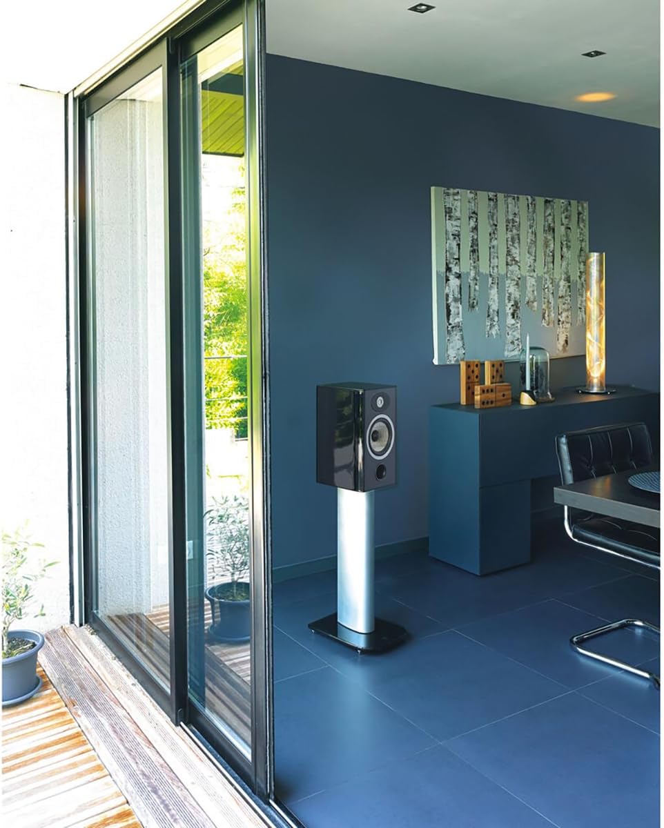 Focal Aria 906 Bookshelf Speaker, Black Piano Lacquer, Pair