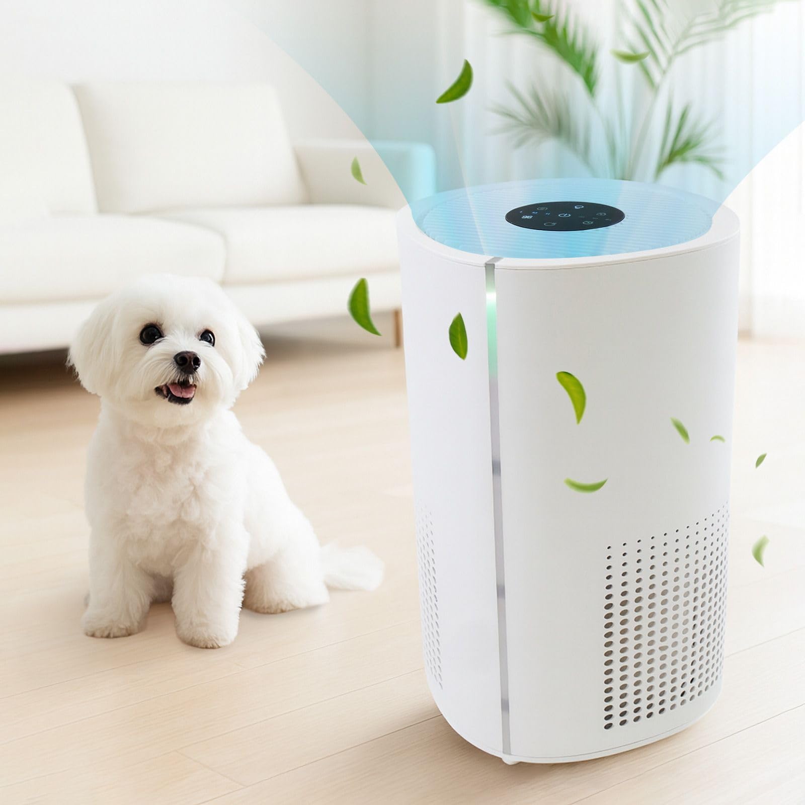 新品＊空気清浄機 小型 除菌 消臭18畳対応 静音 花粉対策タバコ ペット軽量 Amazon.co.jp: 𝗚𝗲𝗻𝗸𝗶 空気清浄機 小型 電気集塵