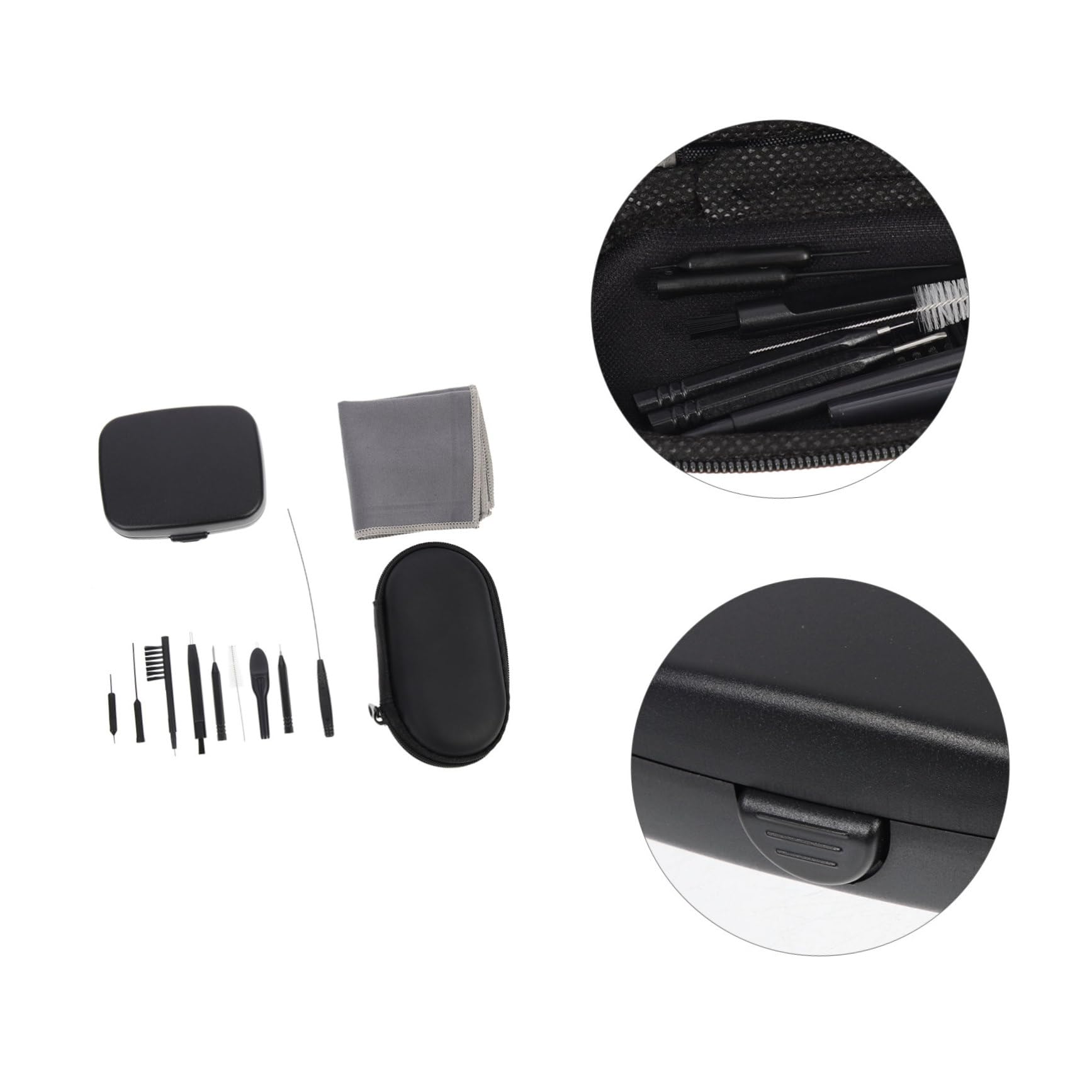 PACKOVE 3 Set Utensili per La Apparecchi Acustici Kit per La Apparecchio Leggero e Riutilizzabile per Cerume e Sporco