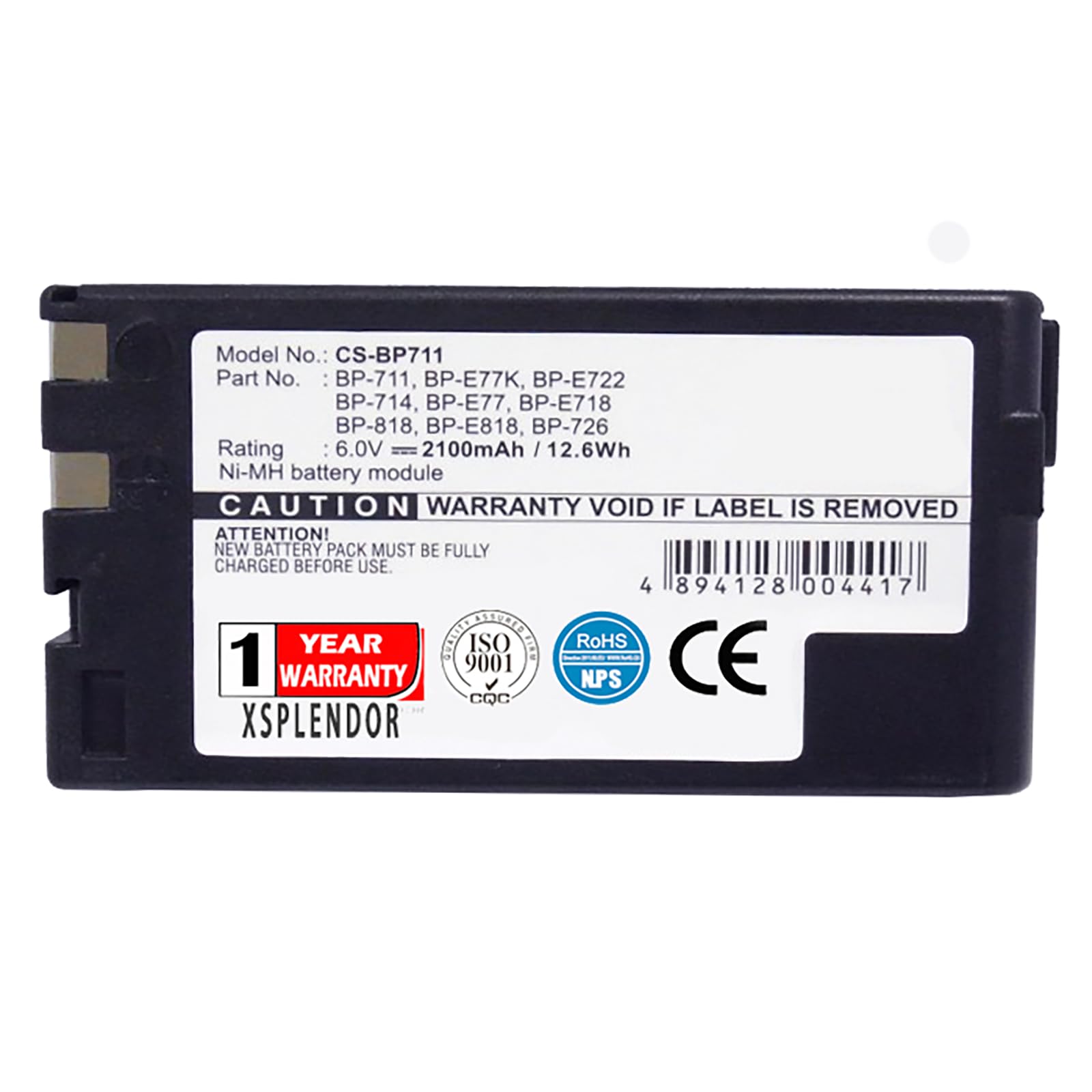 Amazon.com: XSPLENDOR CS 2100mAh Replacement Battery for Canon E06