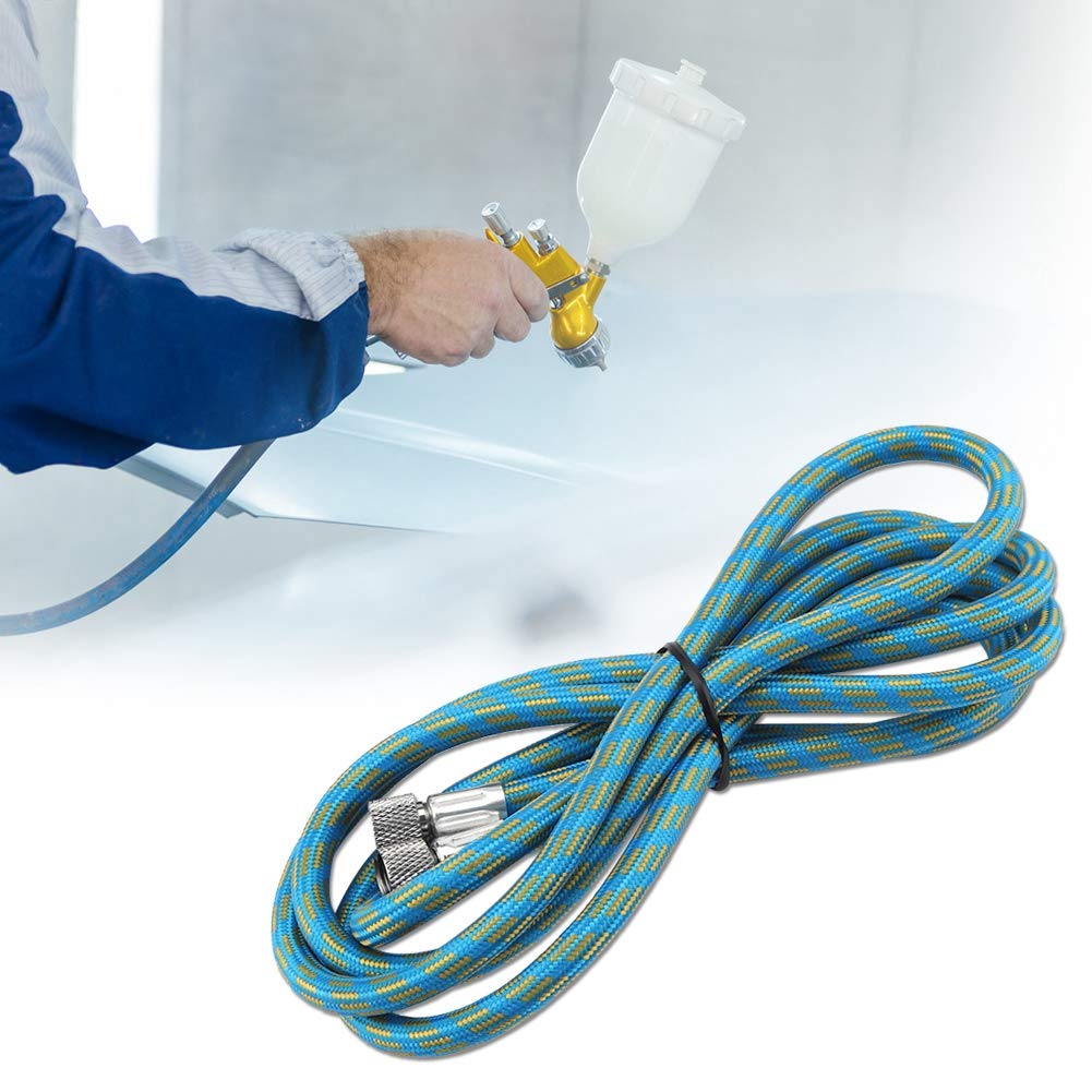 SAGUD Airbrush slang 6ft 1,8 m adapter 1/4 tot 1/8 mannelijke naar airbrush 1/4 vrouwelijke adapter luchtslang zijn geschikt voor de meeste airbrush pistool kits