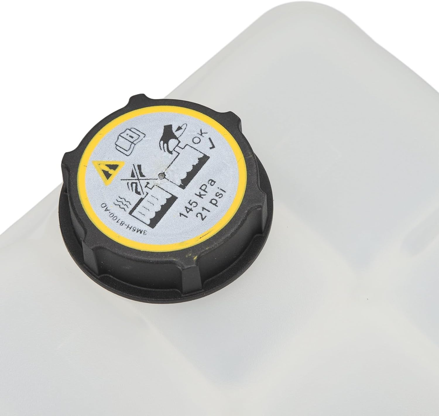 Tanque de refrigerante Tanque de recuperación de refrigerante para automóvil Contenedor de botella de expansión con tapa para 3 2004-2012 LF8B-15-350B