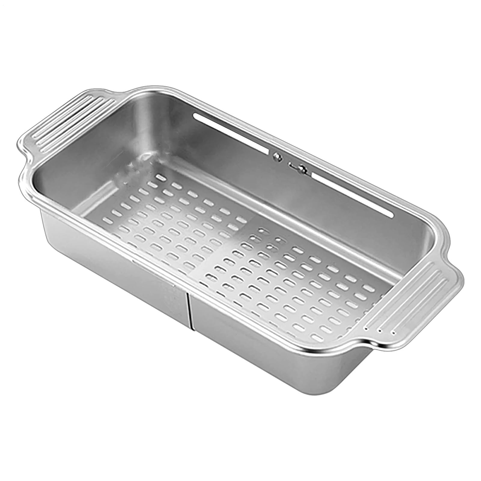 Scolapiatti regolabile per lavello da cucina, griglia di asciugatura sopra il lavandino, contenitore espandibile per alimenti per verdure, accessorio da cucina salvaspazio, strumento di nizzazione