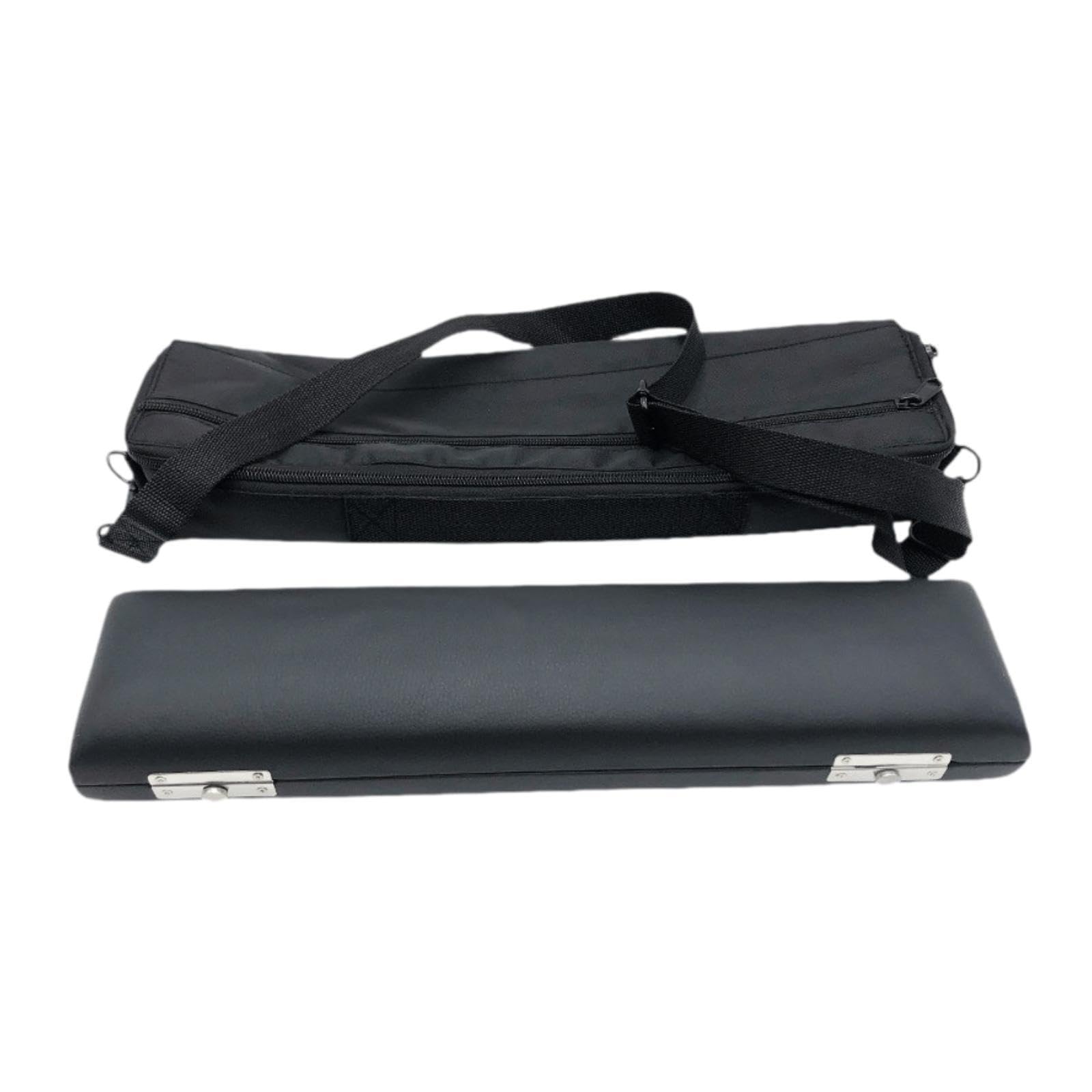 Estuche para Flauta Bolsa Transporte Bolsa Almacenamiento Funda Instrumentos Musicales Material PU Cuero Acolchado Adecuado para Práctica, 17 Hoyos
