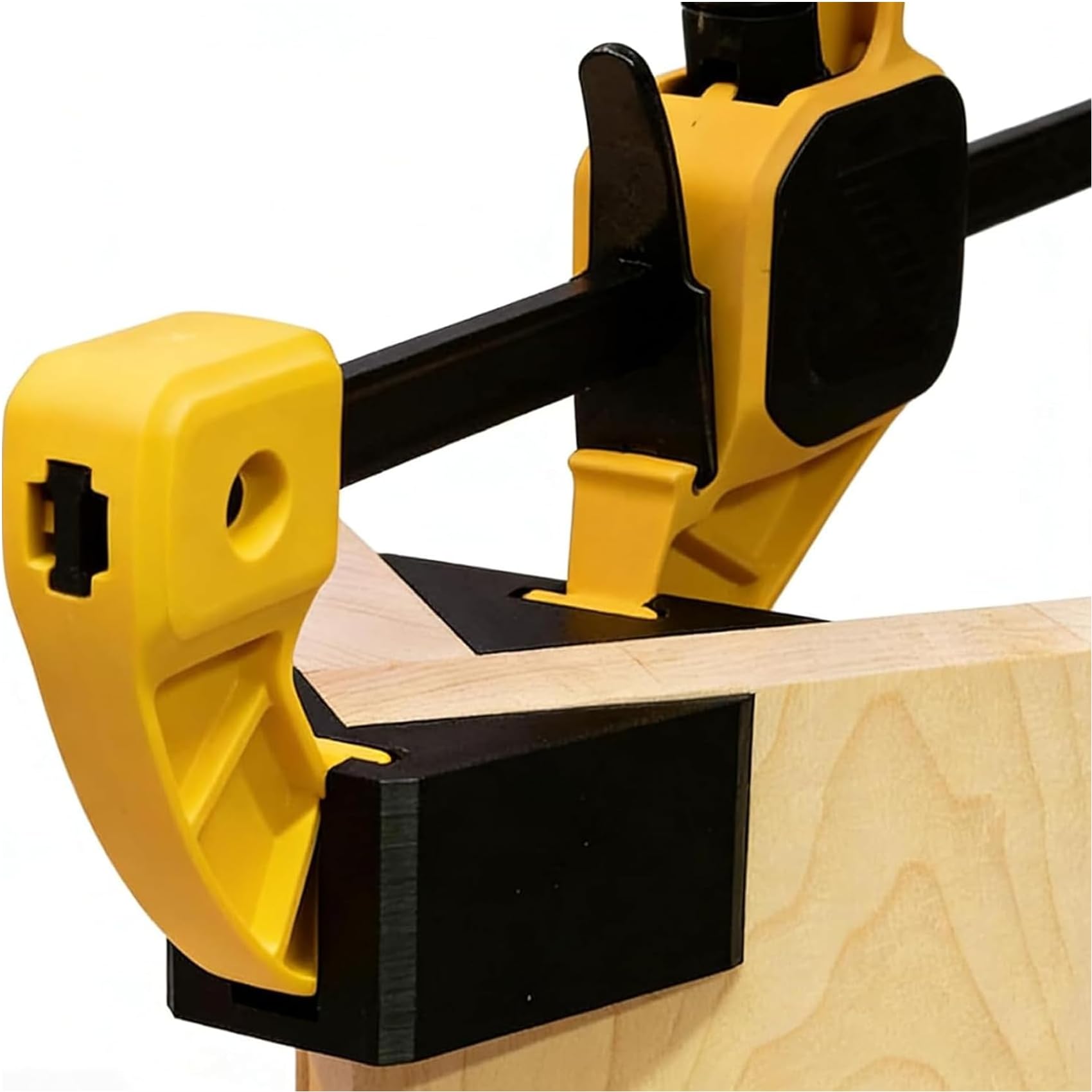 2-Pack 90 Degree Clamp Adapter Compatible with DeWALT Medium Trigger Clamps, Quick-Release Tool Accessories for 6" and 12" Clamping