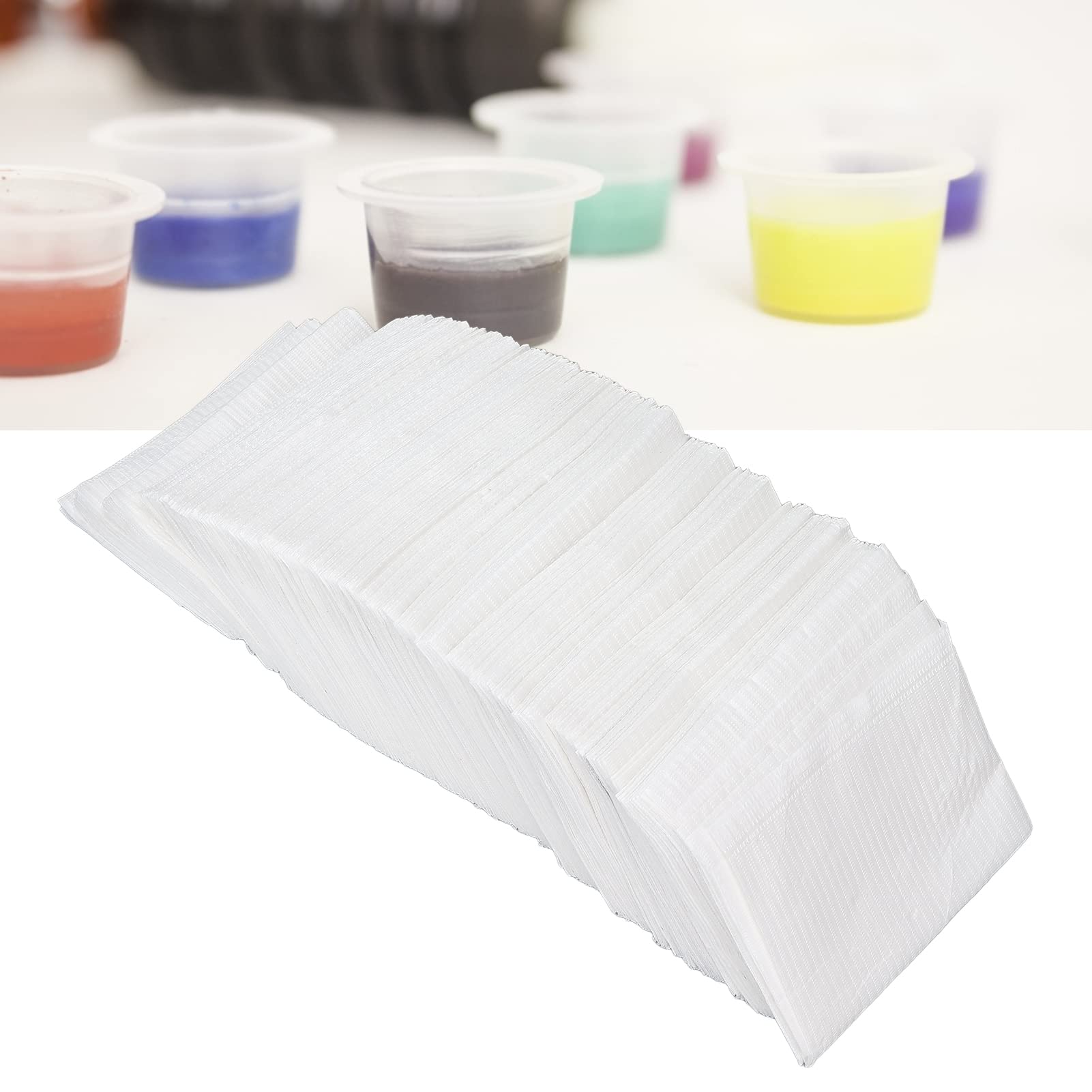 125 Pcs Bavoirs Dentaires Jetables, Drap de Tatouage Imperméable Bavoirs de Tatouage Imperméables, Couvertures de Table Tatouage, Plateau de Tatouage pour Les Fournitures Tatouage Dentaire (Blanc)
