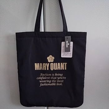 新品未使用品　タグ付き　マリークワント トートバック　ブラック マリークワント MARY QUANT ジャックフェイスデザイン