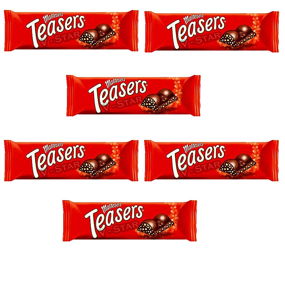 MALTESERS TEASERS Chocolate Standard Block BAR 6 x 35g