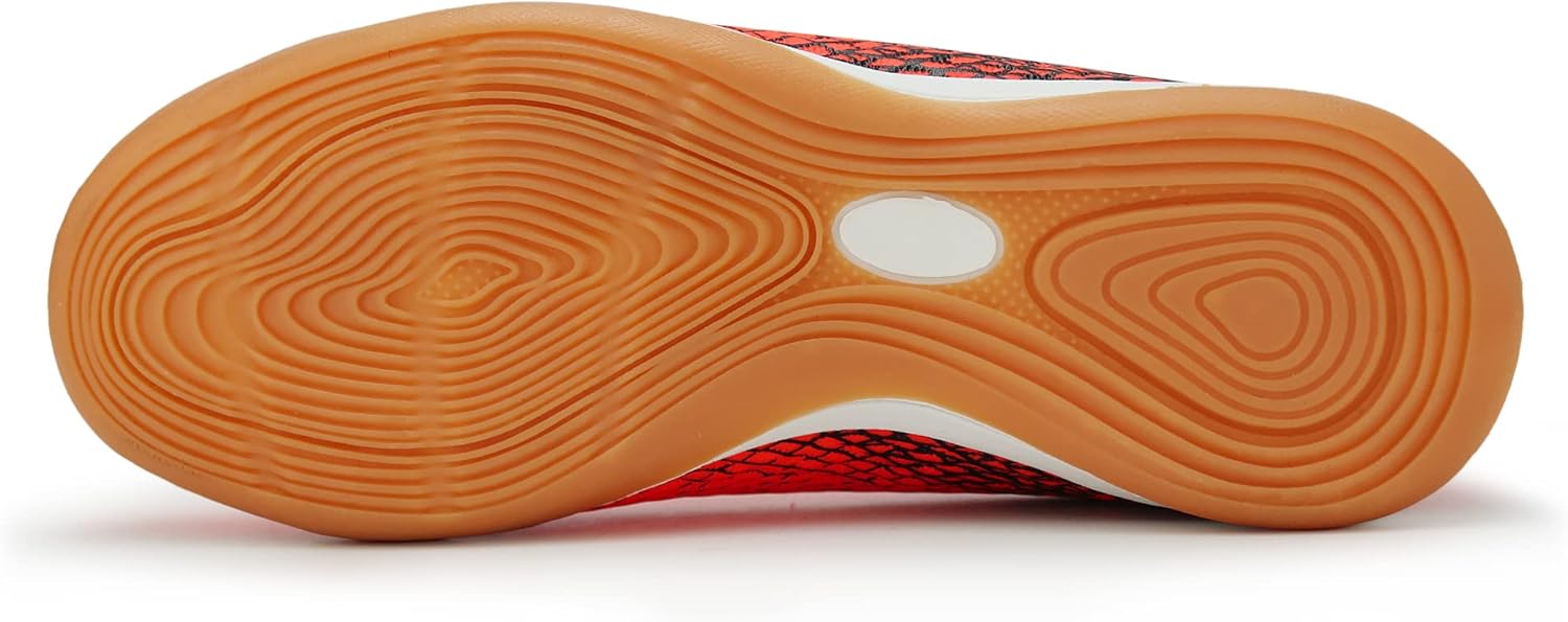 Hawkwell Unisex-Child Athletic Lace Up Boys Girls Indoor Trainer Soccer Shoe (Toddler/Little Kid/Big Kid) - Image 5