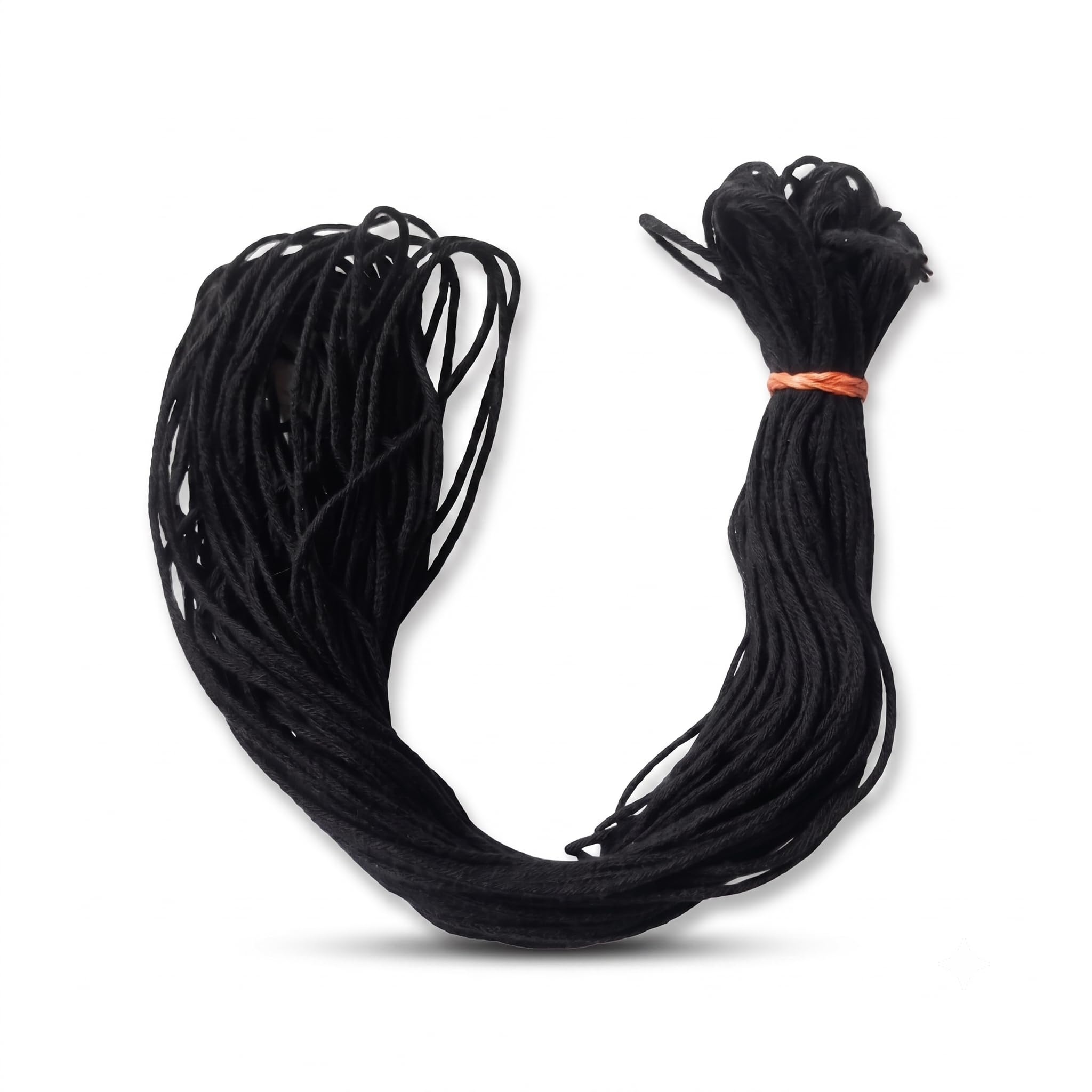 Sacred Black Cotton Thick Thread for Religious Pooja, Kala Dhaga Nazar Raksha Suraksha, 20 Meters, Pack of 1-image-44