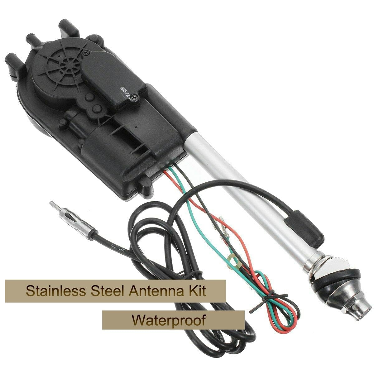 Antenna per auto radio elettrica per auto, kit di accessori per antenna elettrica 12V DC per roulotte, camper, camion, ecc.