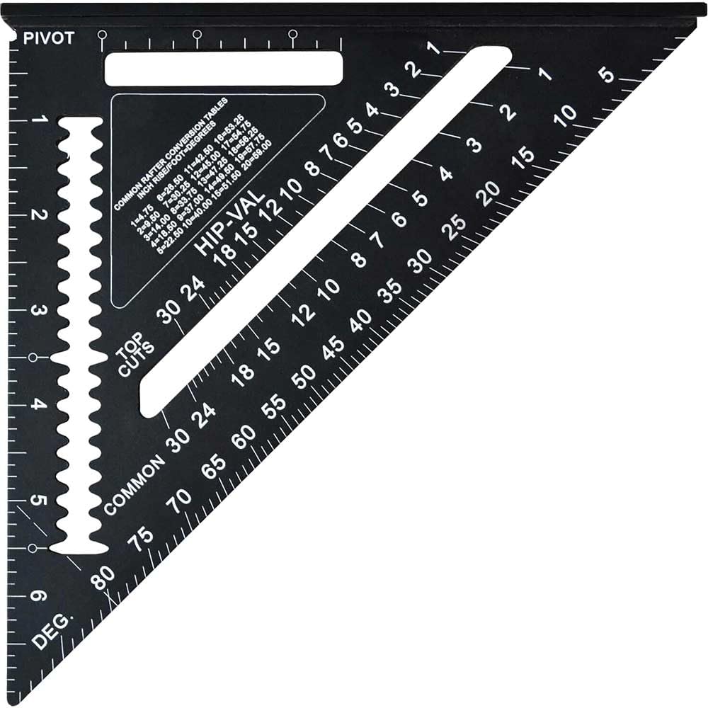 Faithfull FAICSQ7CNC Presitge Quick Square Aluminium Noir 178 mm