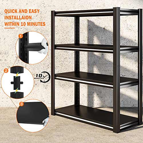 Raybee-Garage-Shelving-Heavy-Duty-40-Wide-Garage-Storage-Shevles-Heavy-Duty-Shelving-Adjustable-4-Tier-Metal-Shelving-Garage-Shelves-Heavy-Duty-Shelves-Industrial-Storage-Rack-40-W-x19-D-x57-H