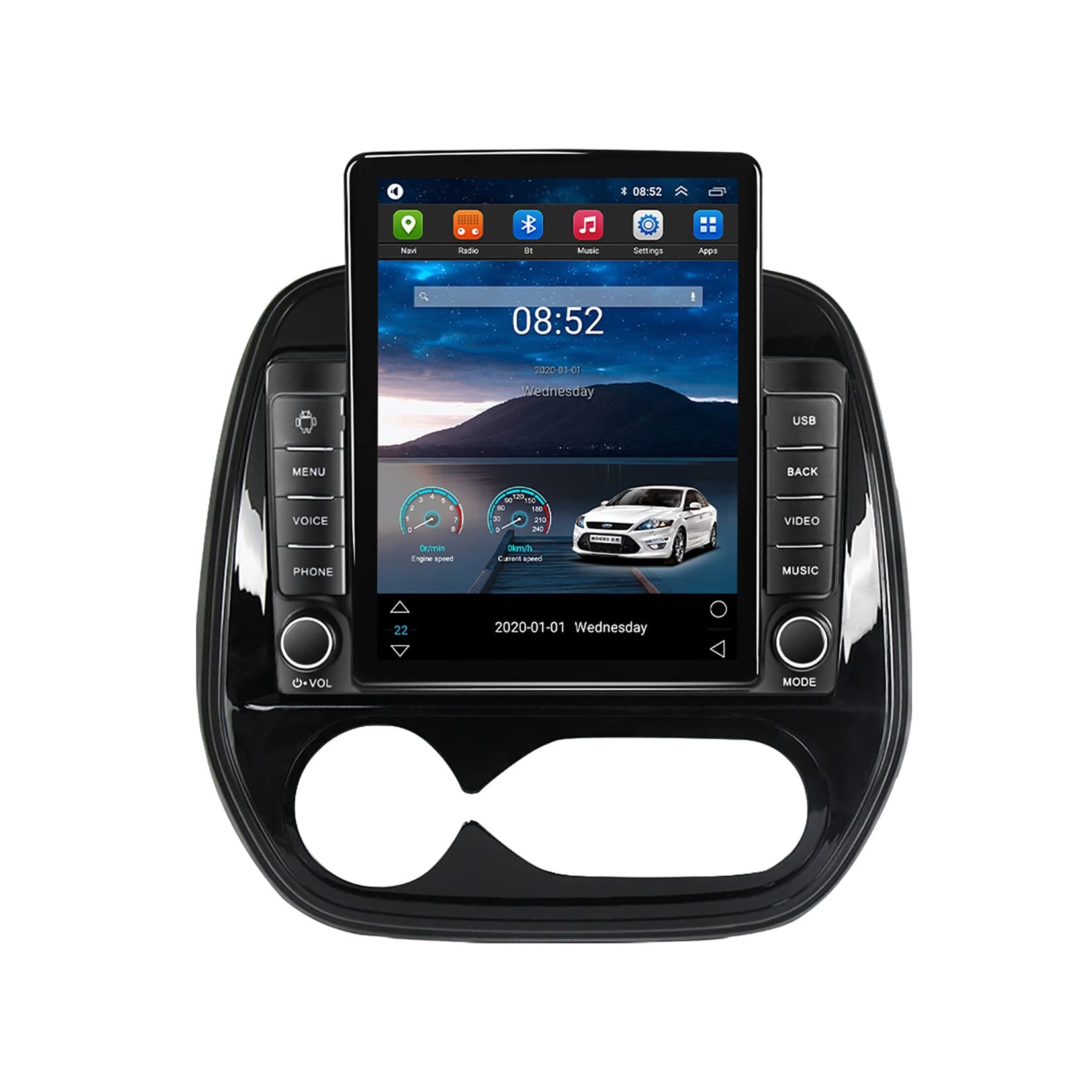 Autoradio Android 11 pour Renault 2016-2019 écran tactile 9,7 pouces double DIN